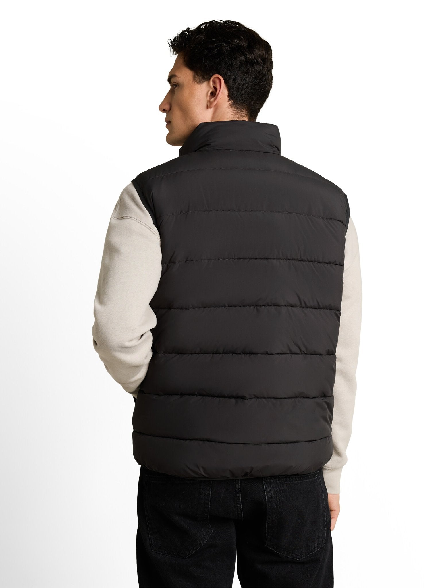 Tom Tailor denim Herren Westen Coal Mine Grey