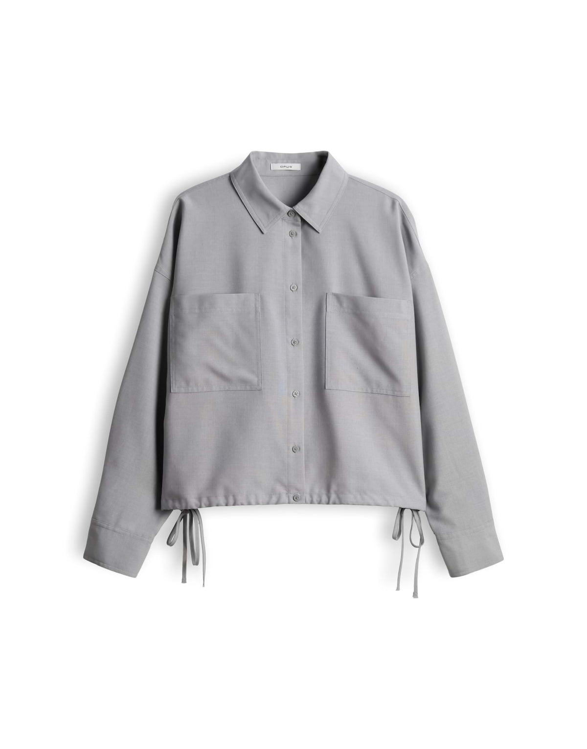 Opus Damen Blusen Hazy Fog Melang