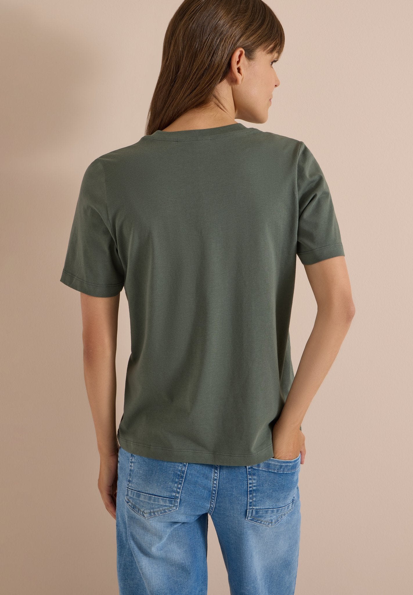 Cecil Damen T-Shirts  Dried Oli
