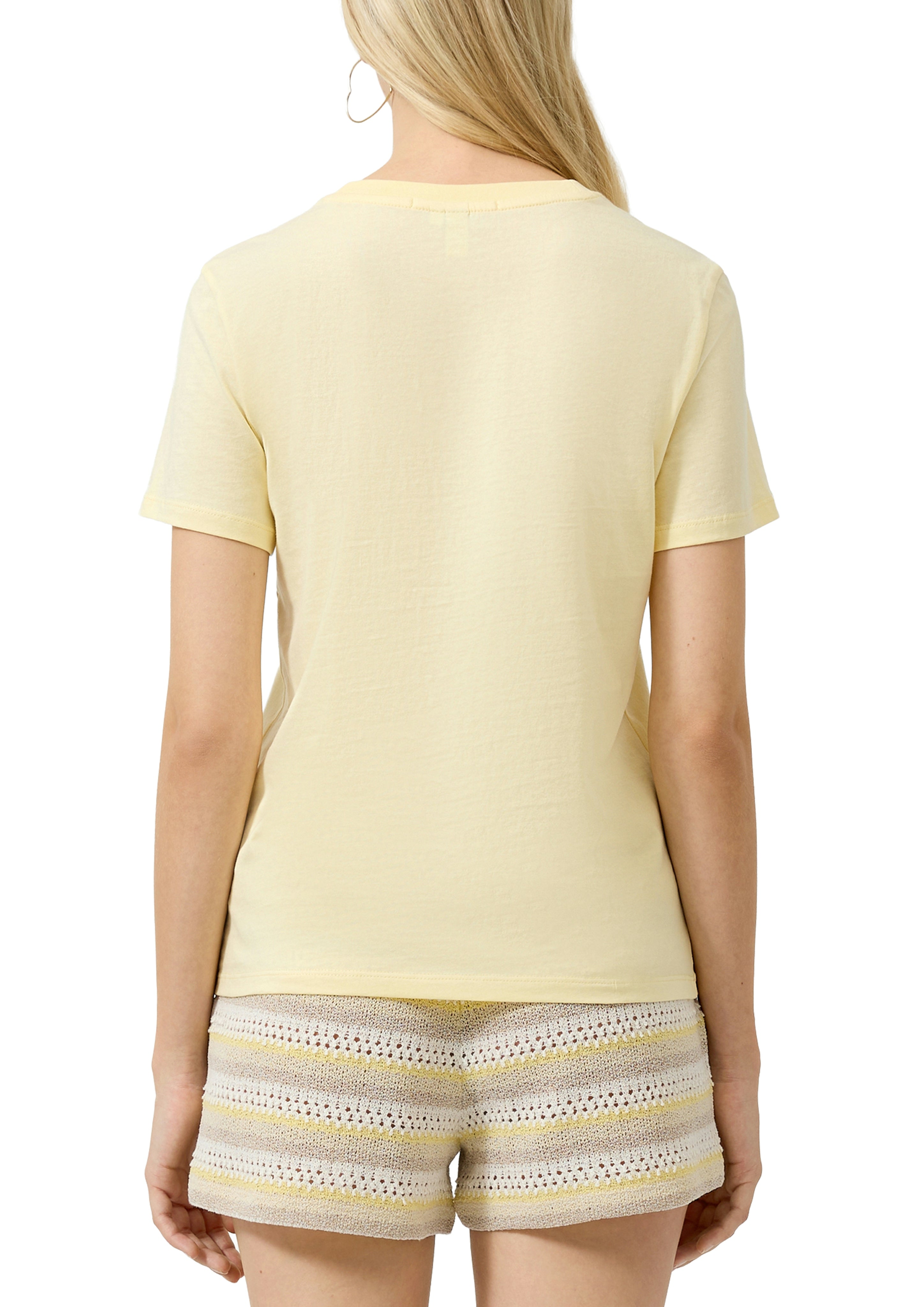 QS by S.Oliver Damen T-Shirts Yellow
