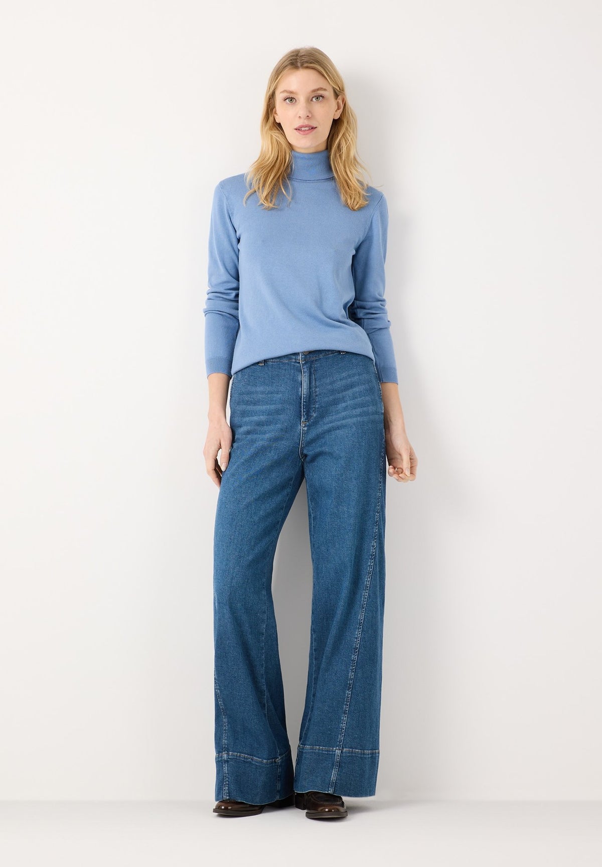 More & More Damen Pullover  Autumn Blu