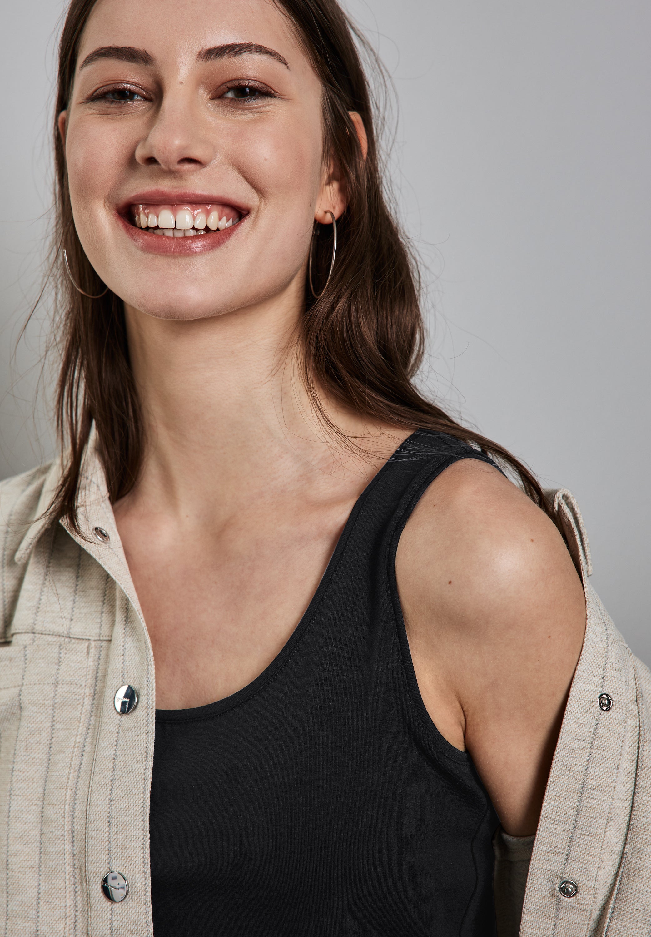 Street One Damen T-Shirts  Black