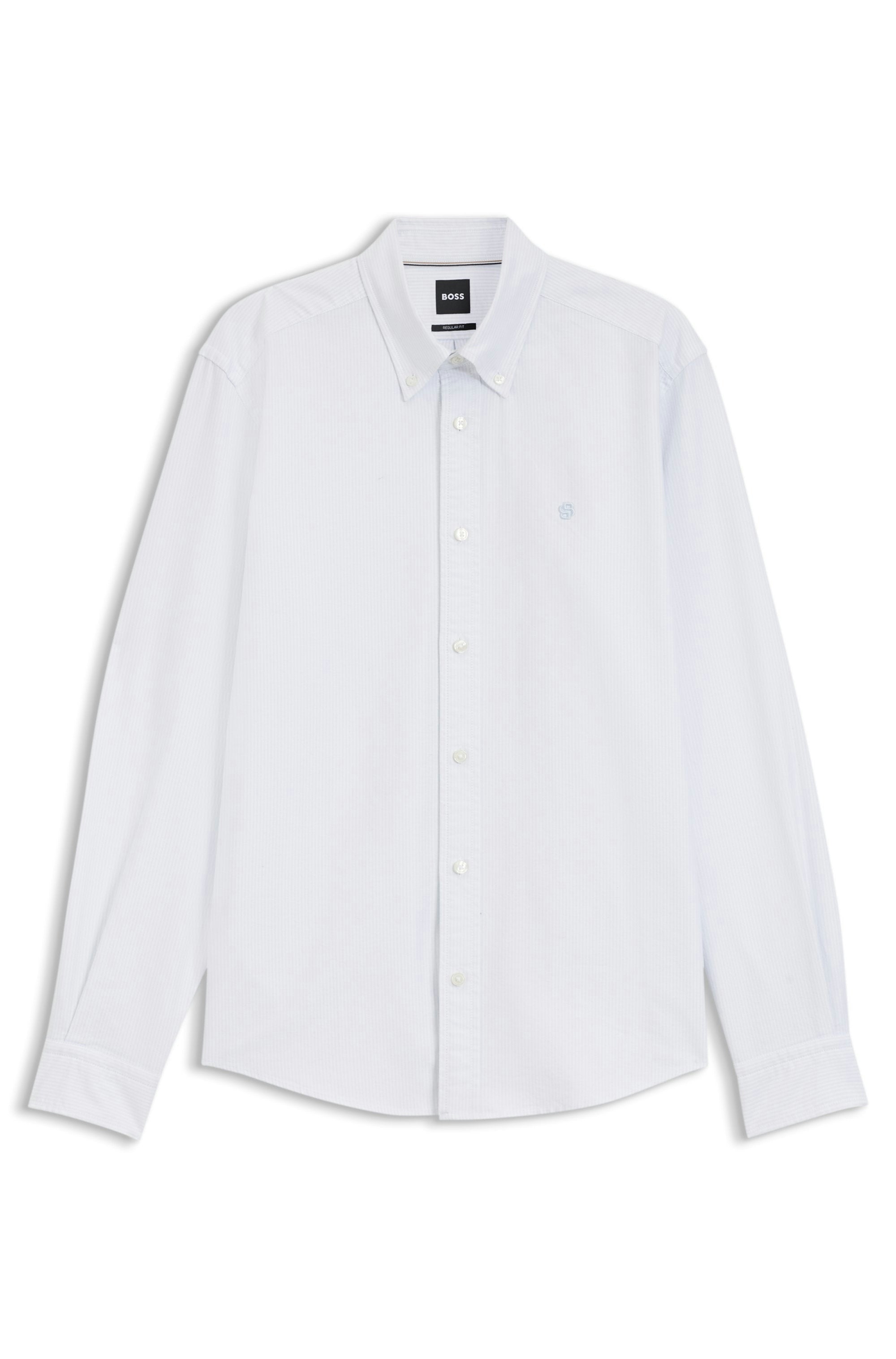 Boss Herren Hemden kurz  Open Blue