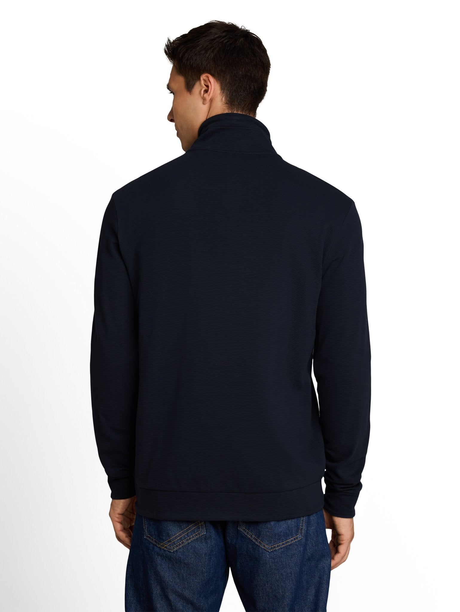 Tom Tailor Herren T-Shirts lang Sky Captain Blu