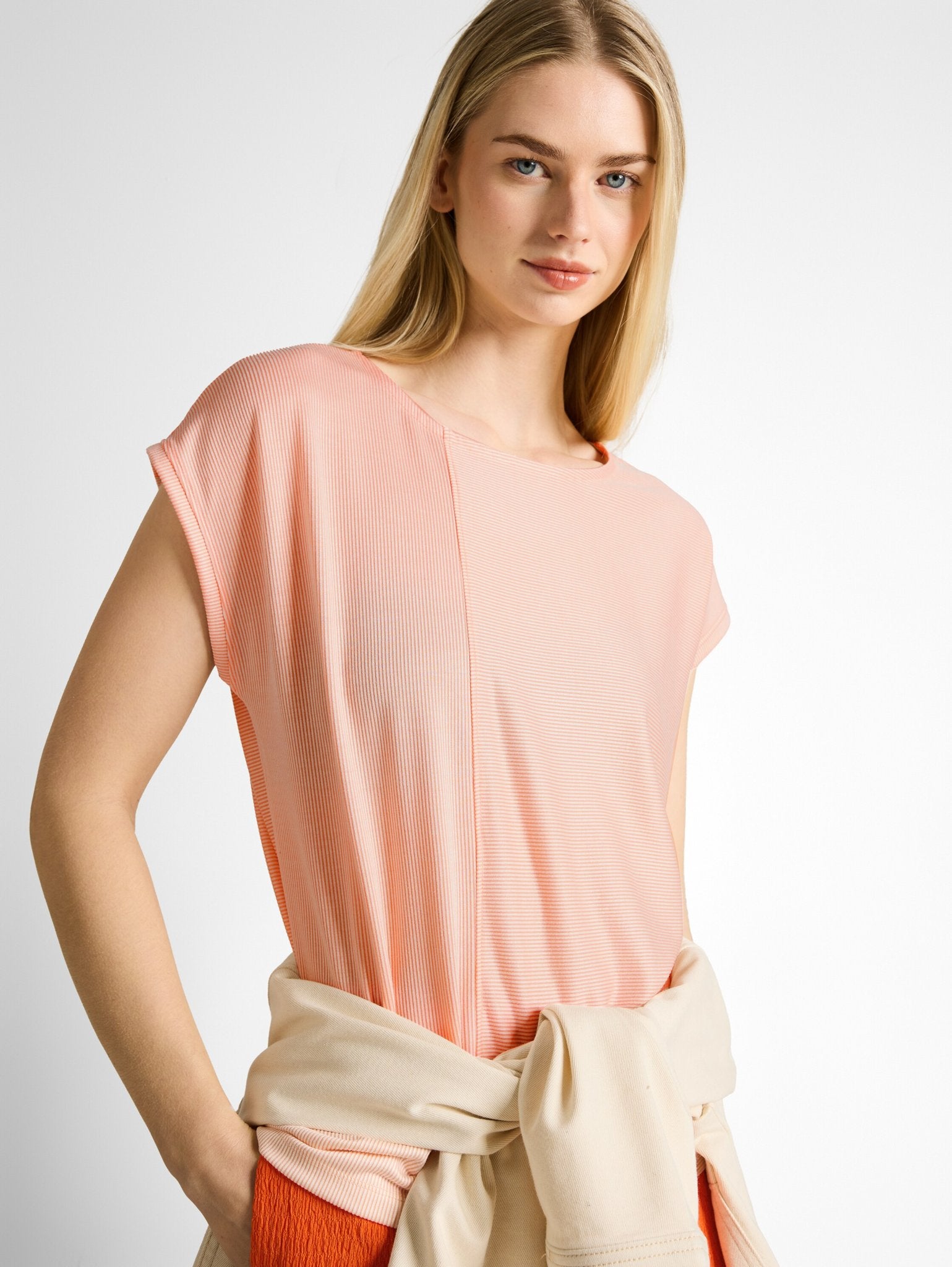 Tom Tailor denim Damen T-Shirts Small Apricot W