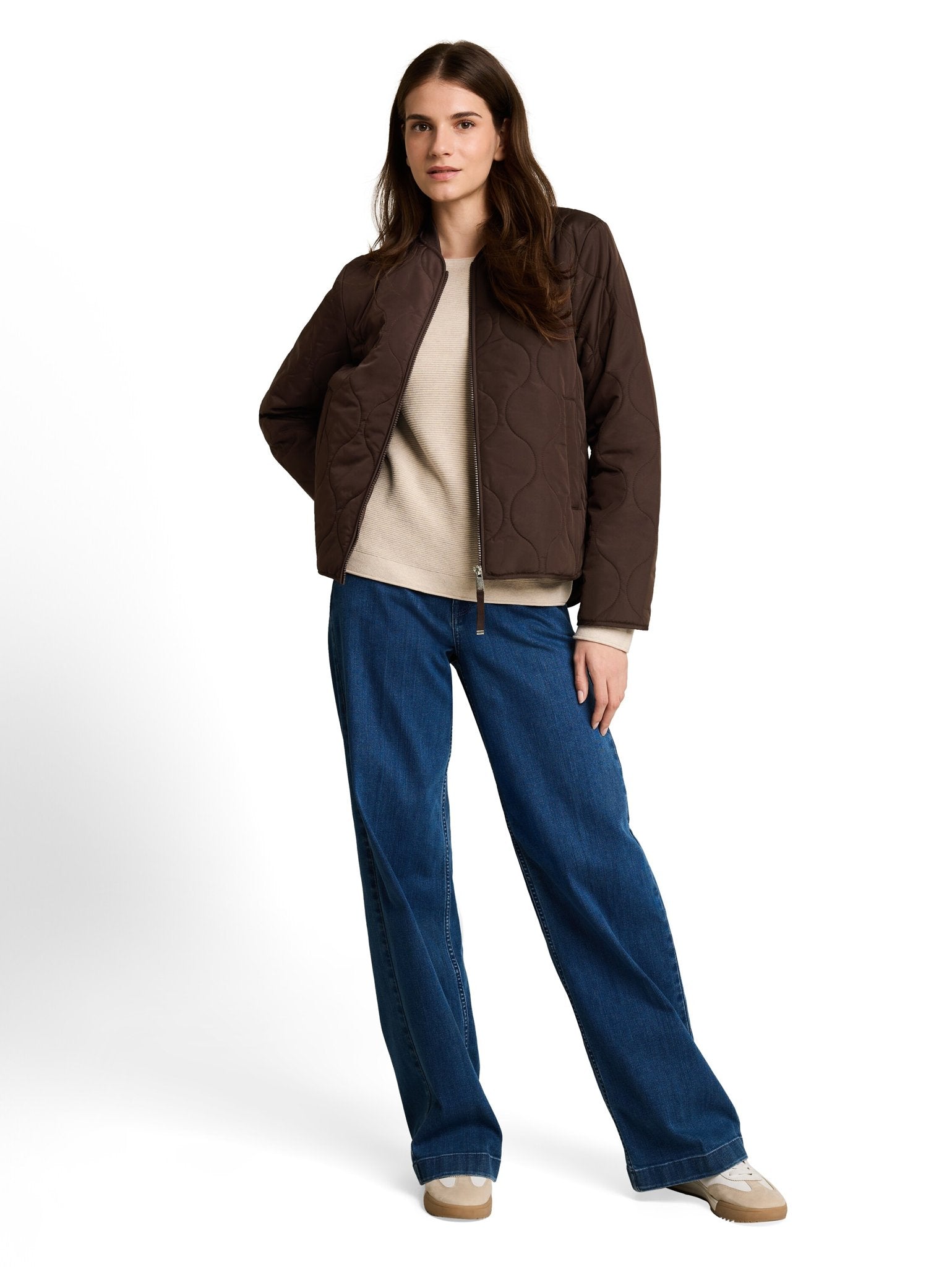 Tom Tailor Damen Jacken Java Dark Brown
