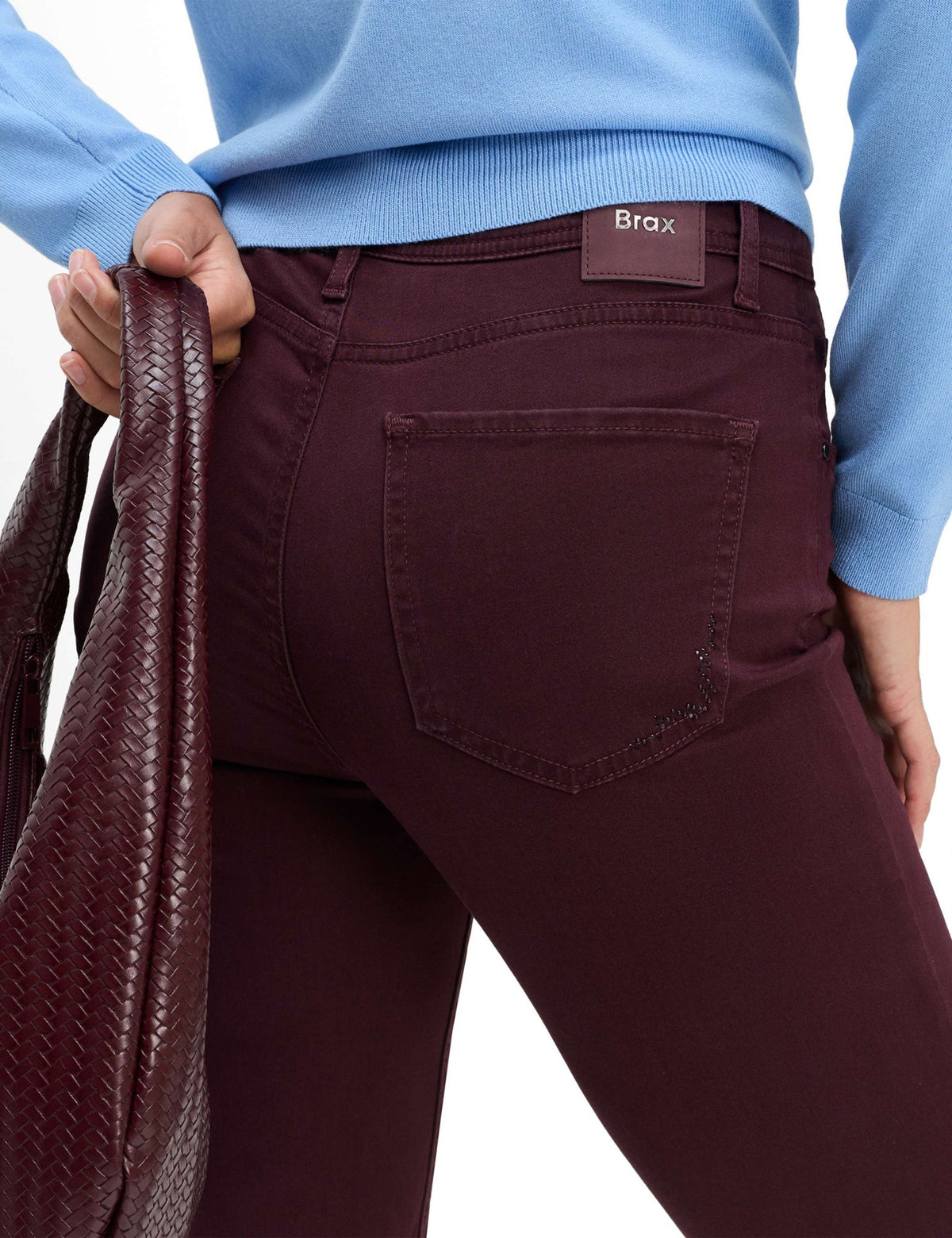 Brax Damen Hosen Blackberry Viol