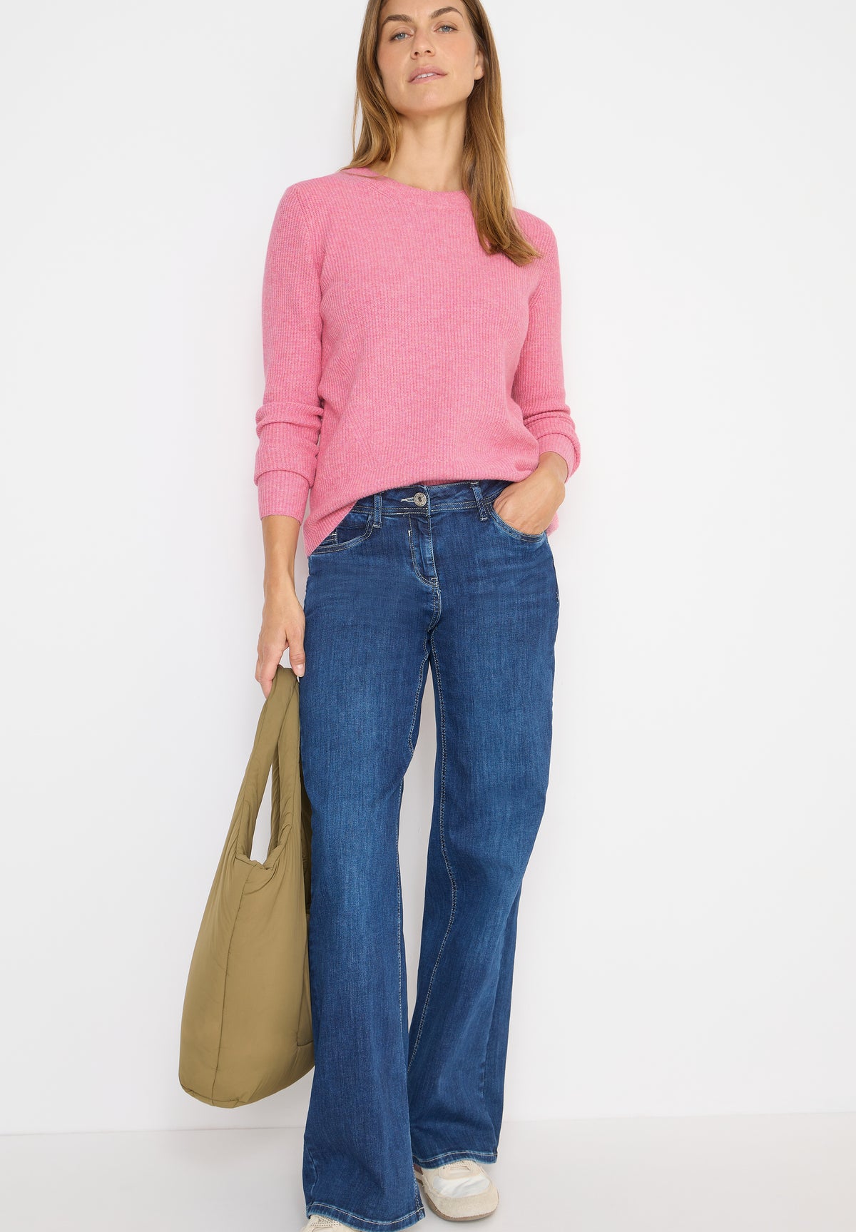 Cecil Damen Pullover Dark Blos