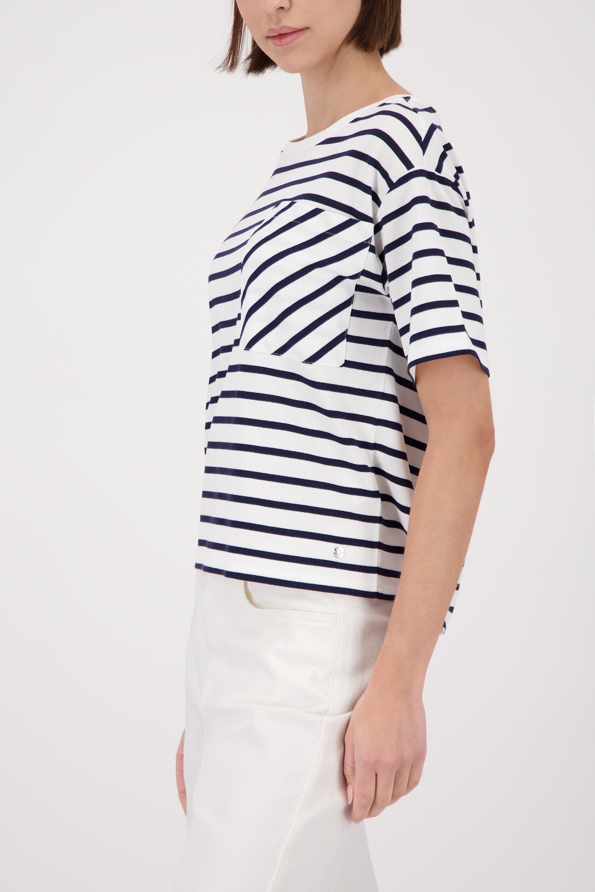Monari Damen T-Shirts  Marine Ring