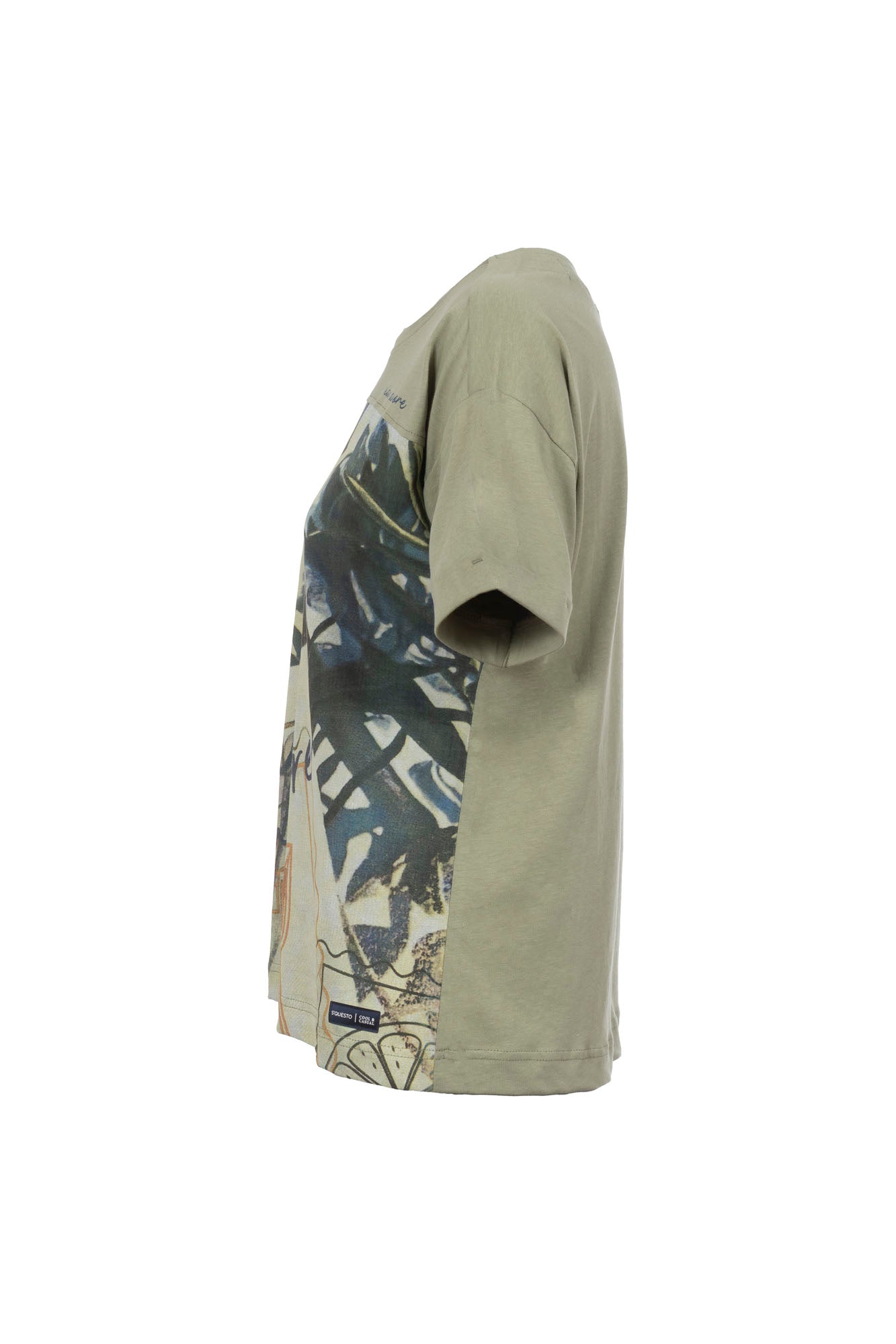 Soquesto Damen T-Shirts Khaki Mittel
