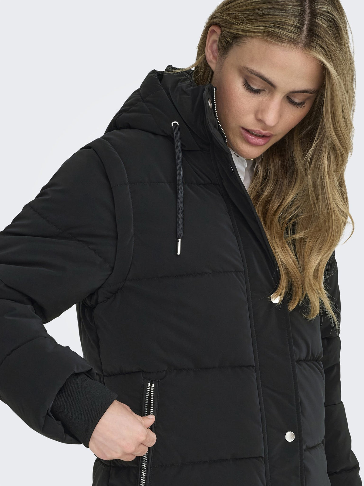 Only Damen Jacken Black/W. Silver