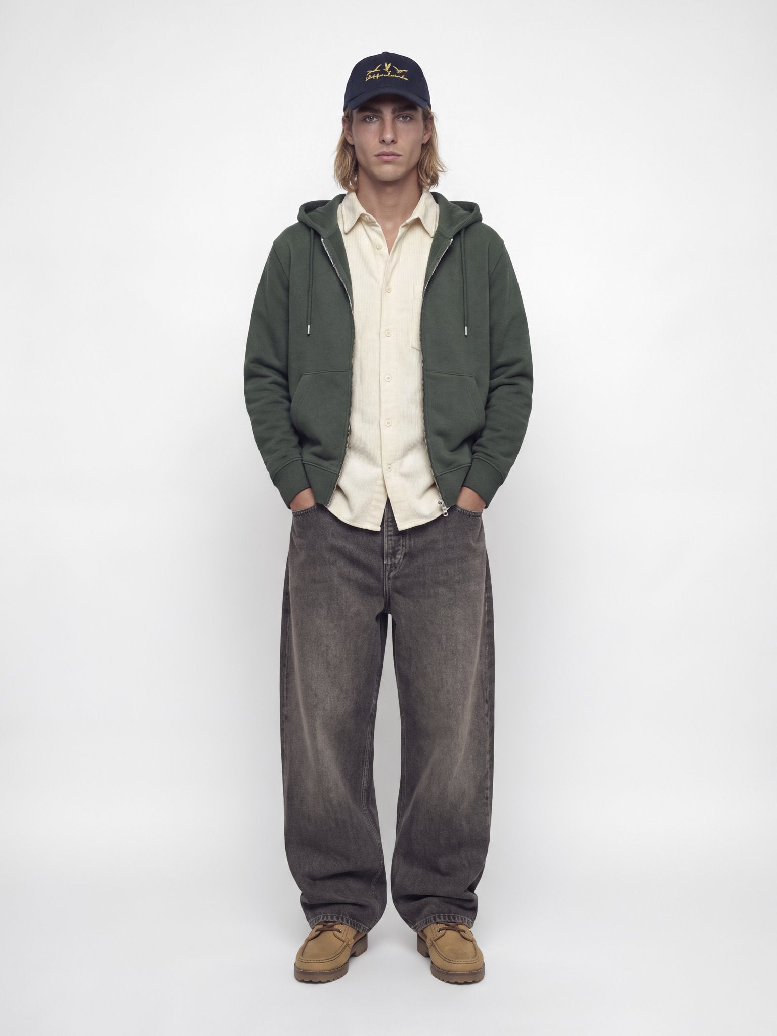Jack & Jones Herren Hemden lang Antique White