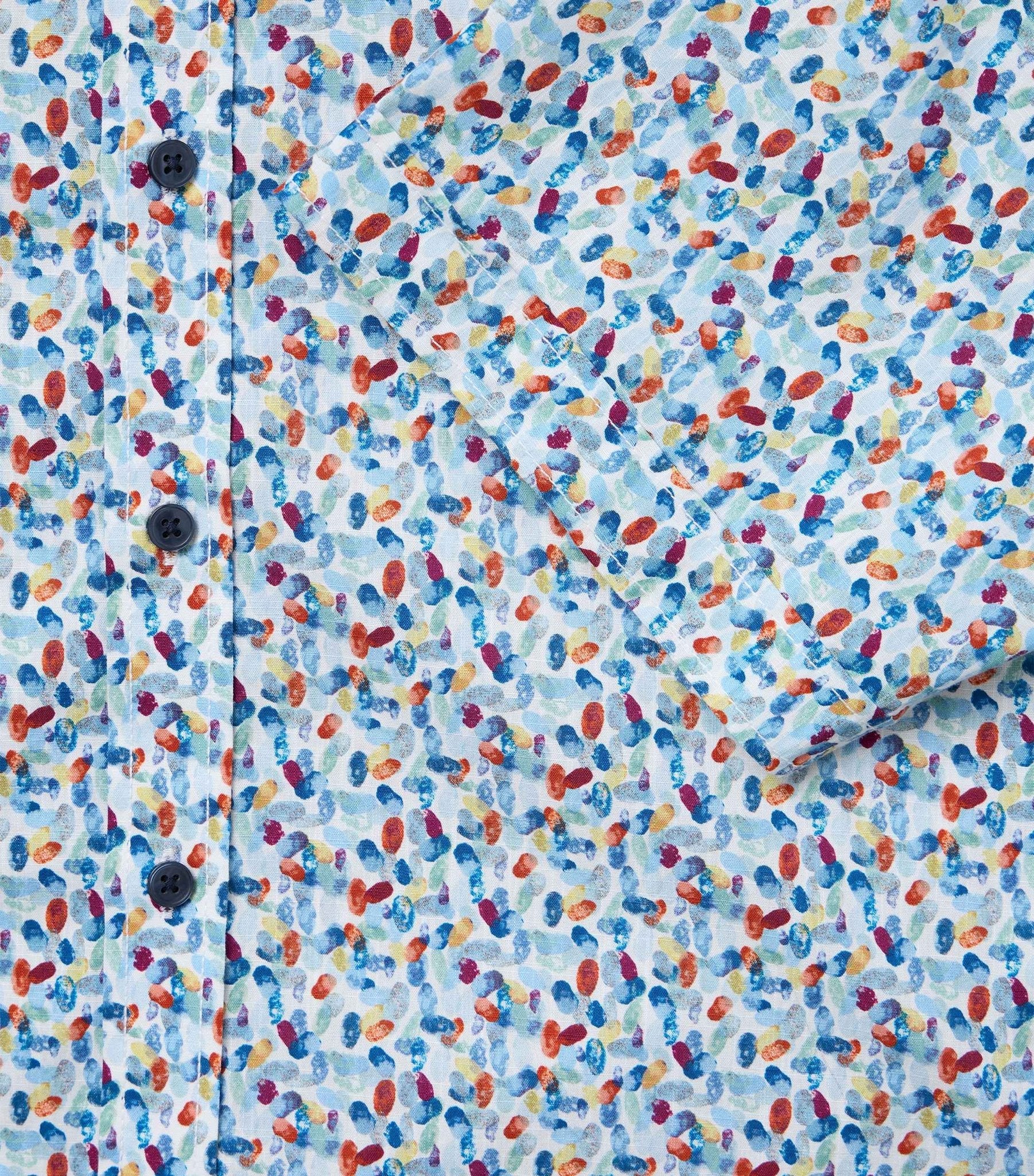 Casa Moda Herren Hemden kurz  Blau