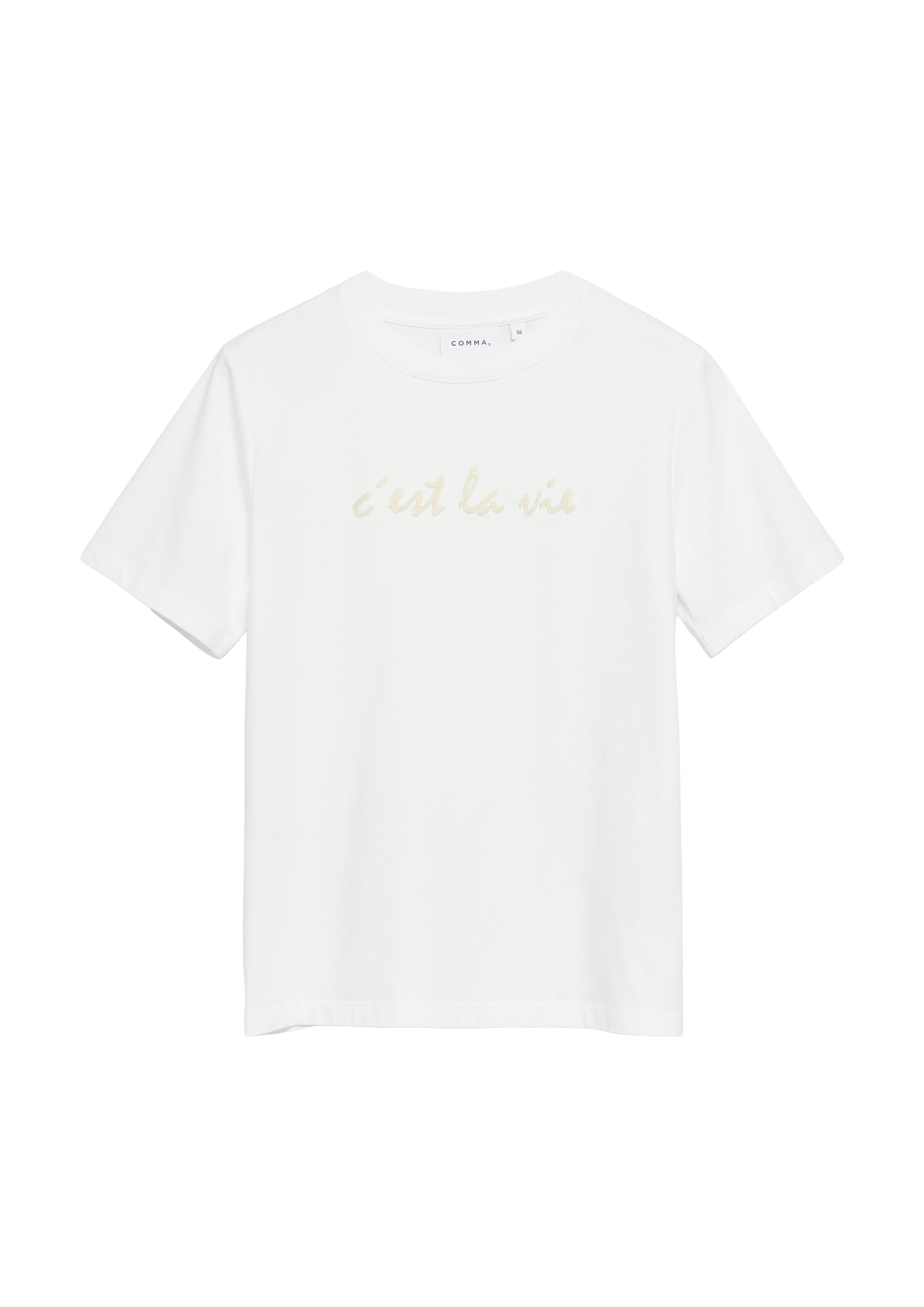 Comma Damen T-Shirts White
