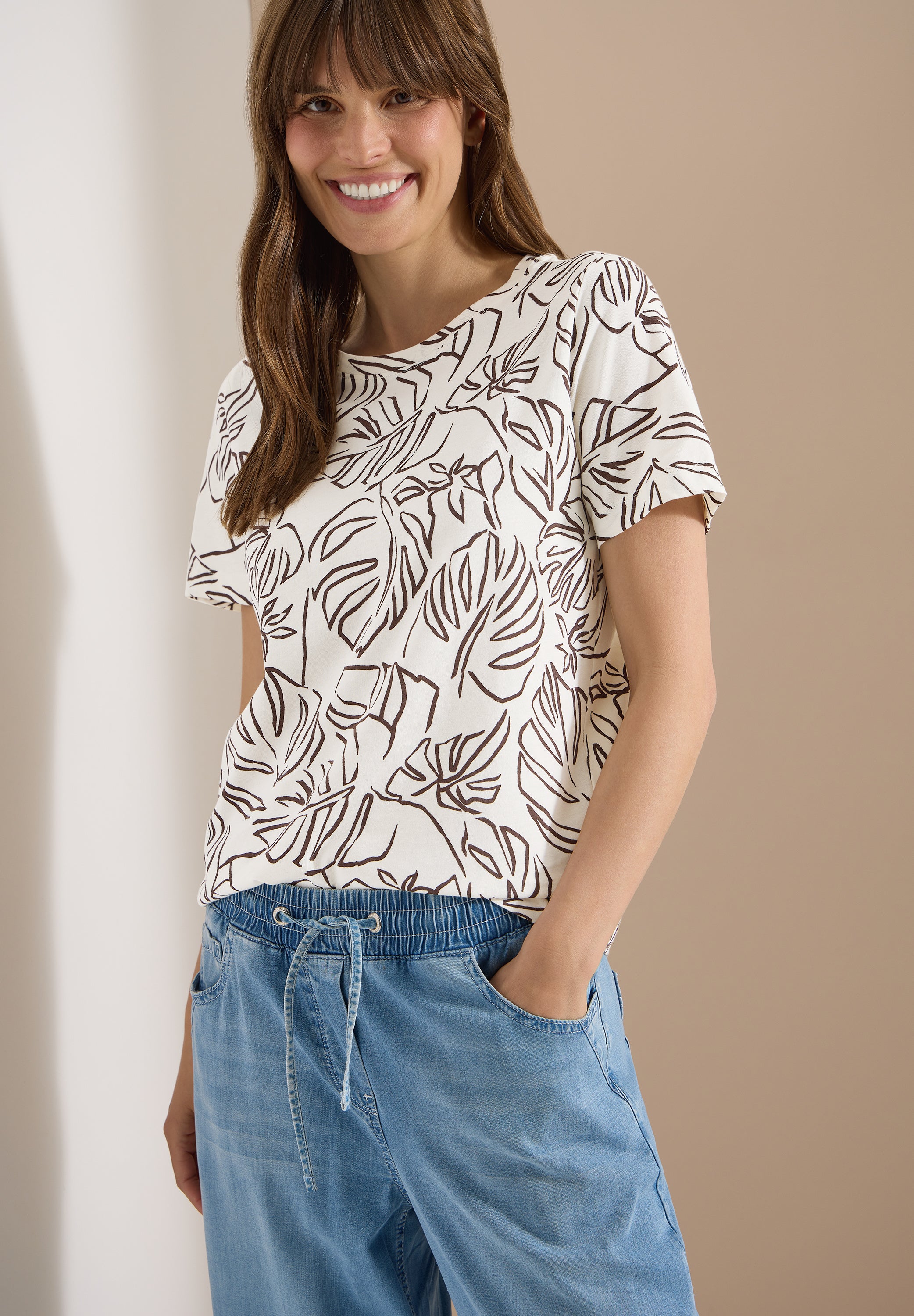 Cecil Damen T-Shirts Light Ala