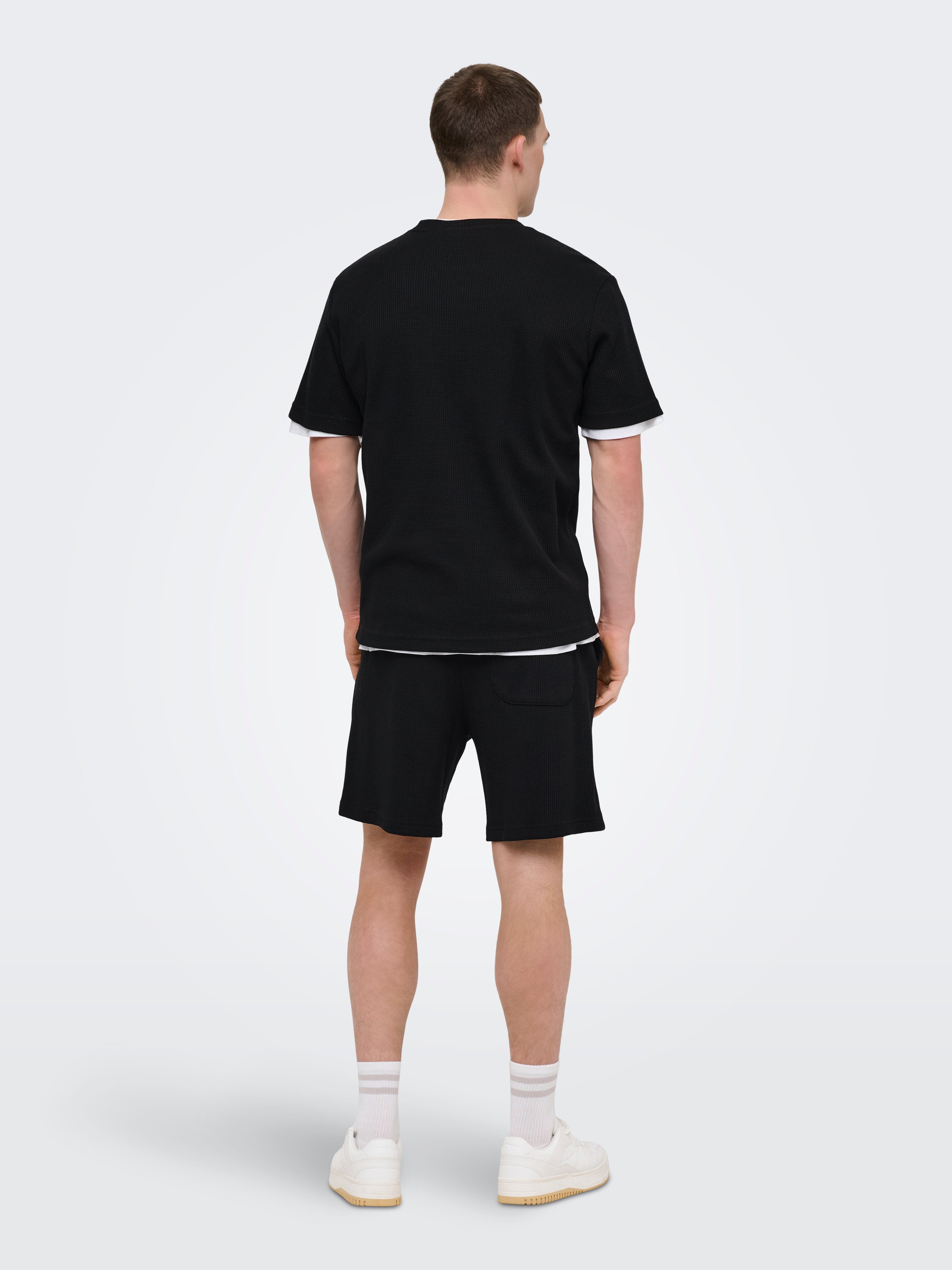 Only & Sons Herren T-Shirts kurz Black