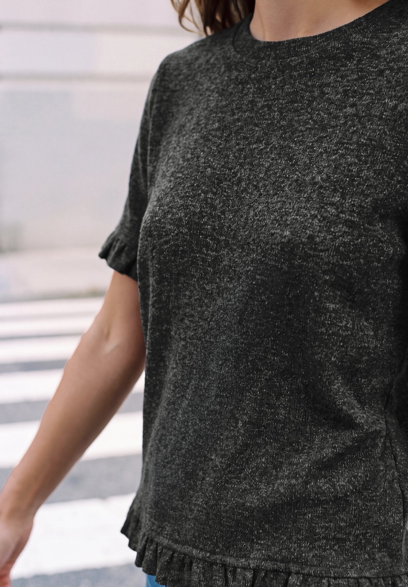 Street One Studio Damen T-Shirts Inked Gre