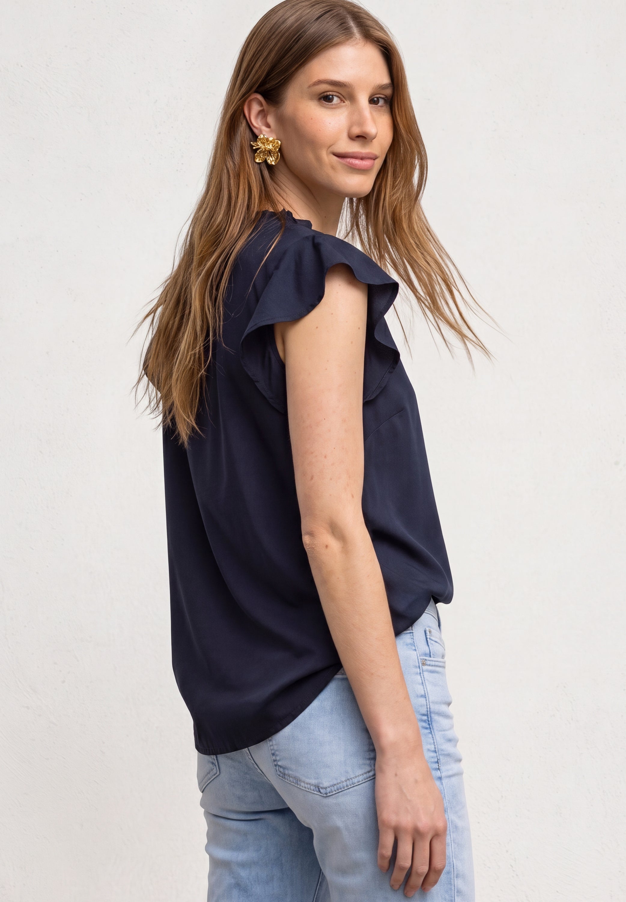 Street One Damen Blusen  Darkest B