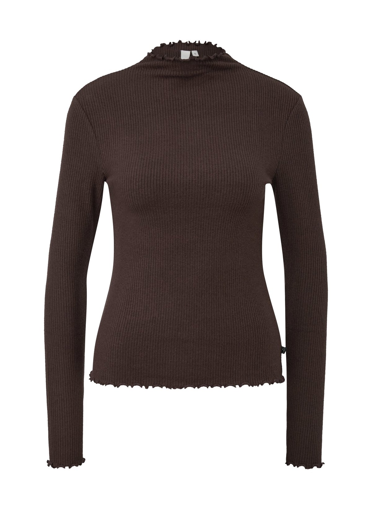 QS by S.Oliver Damen T-Shirts W Brown