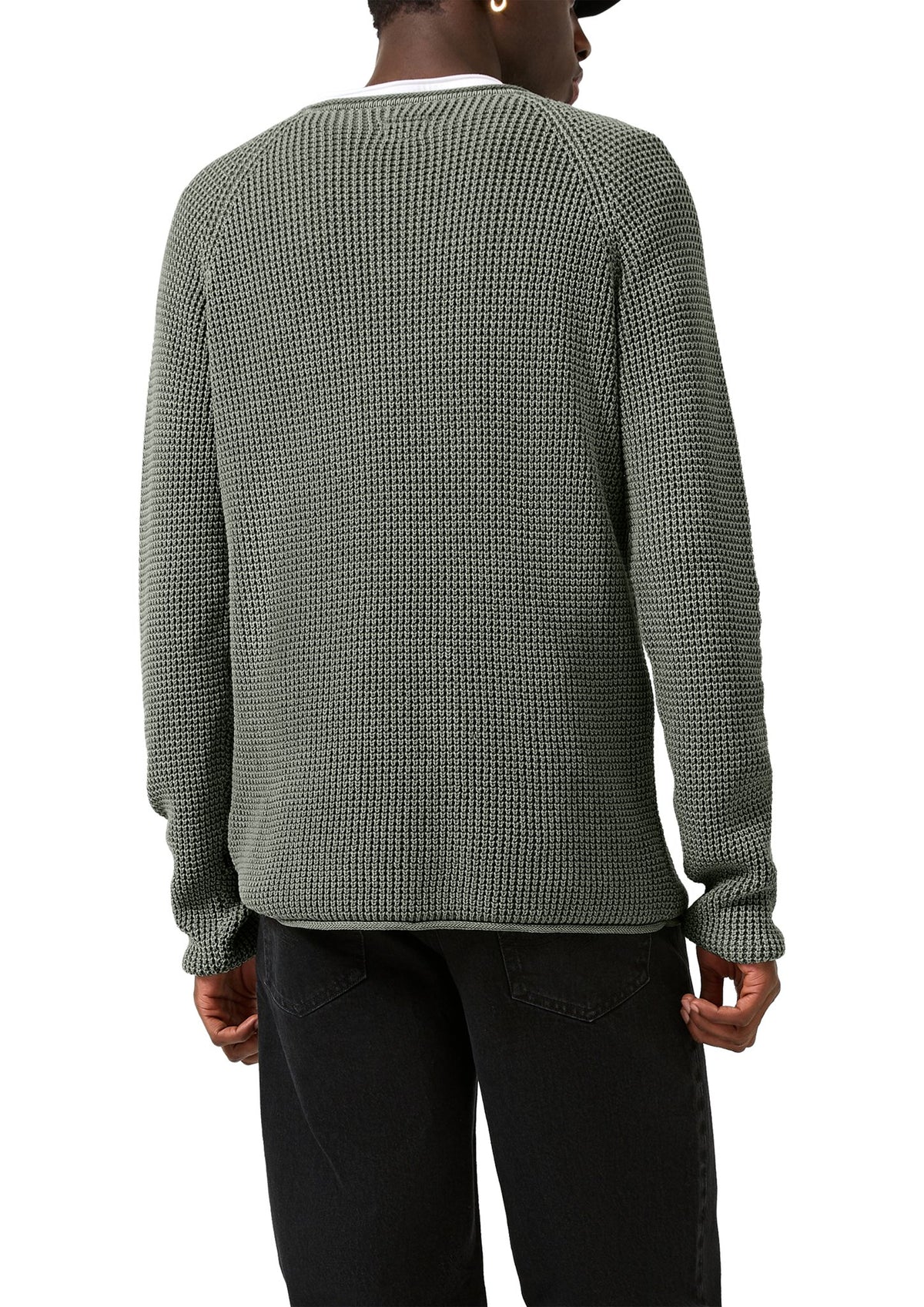 QS by S.Oliver Herren Pullover Grey/Black
