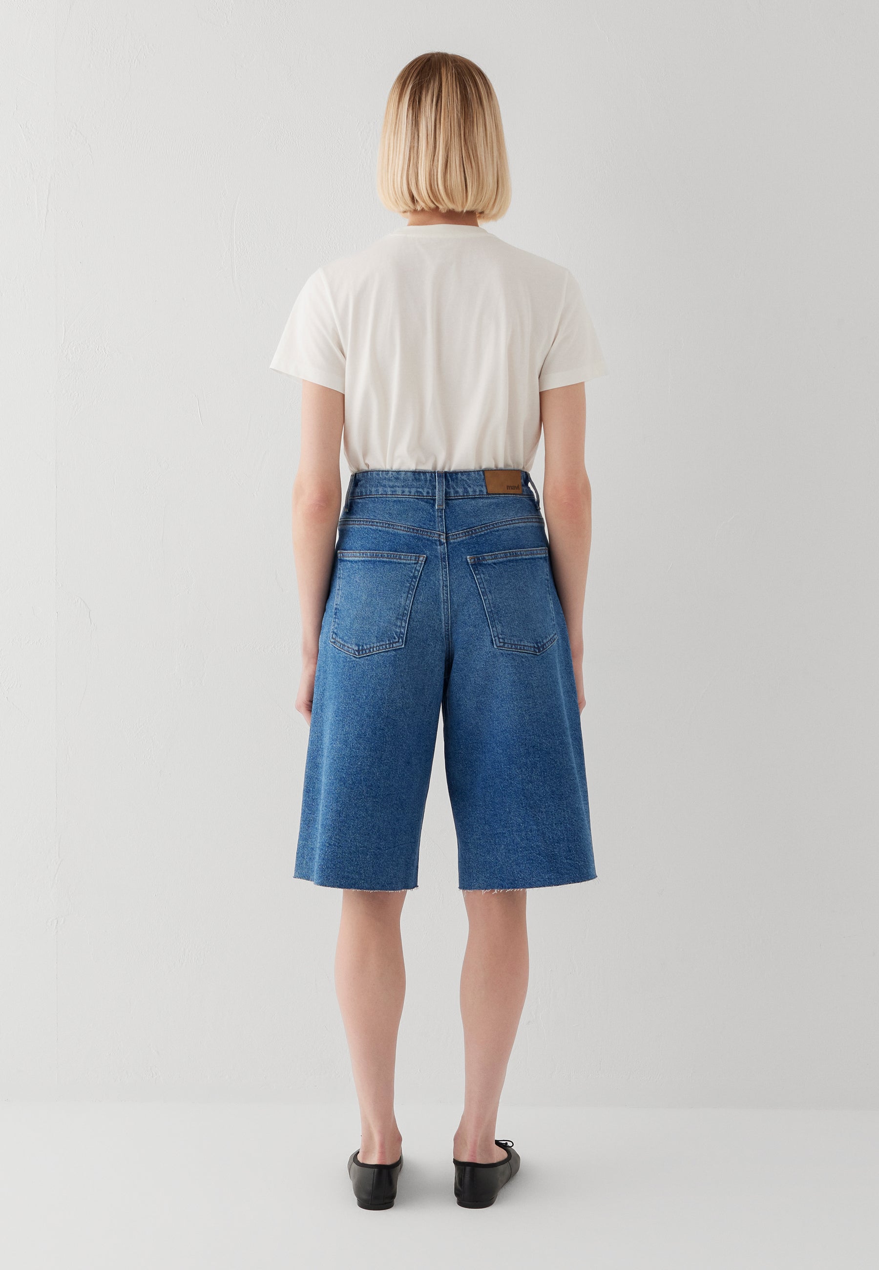 Mavi Damen Shorts Mid Brushed '
