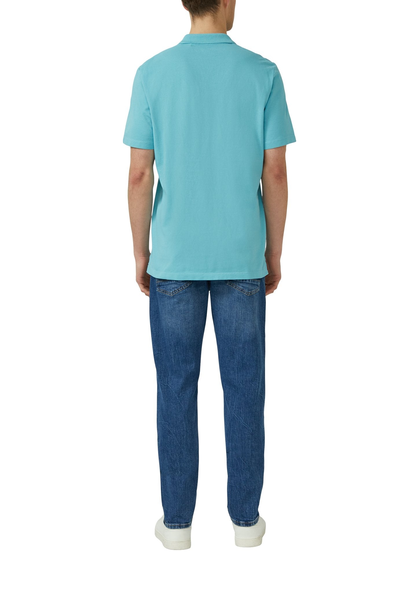 S. Oliver red Herren Polo-Shirts Blue Green