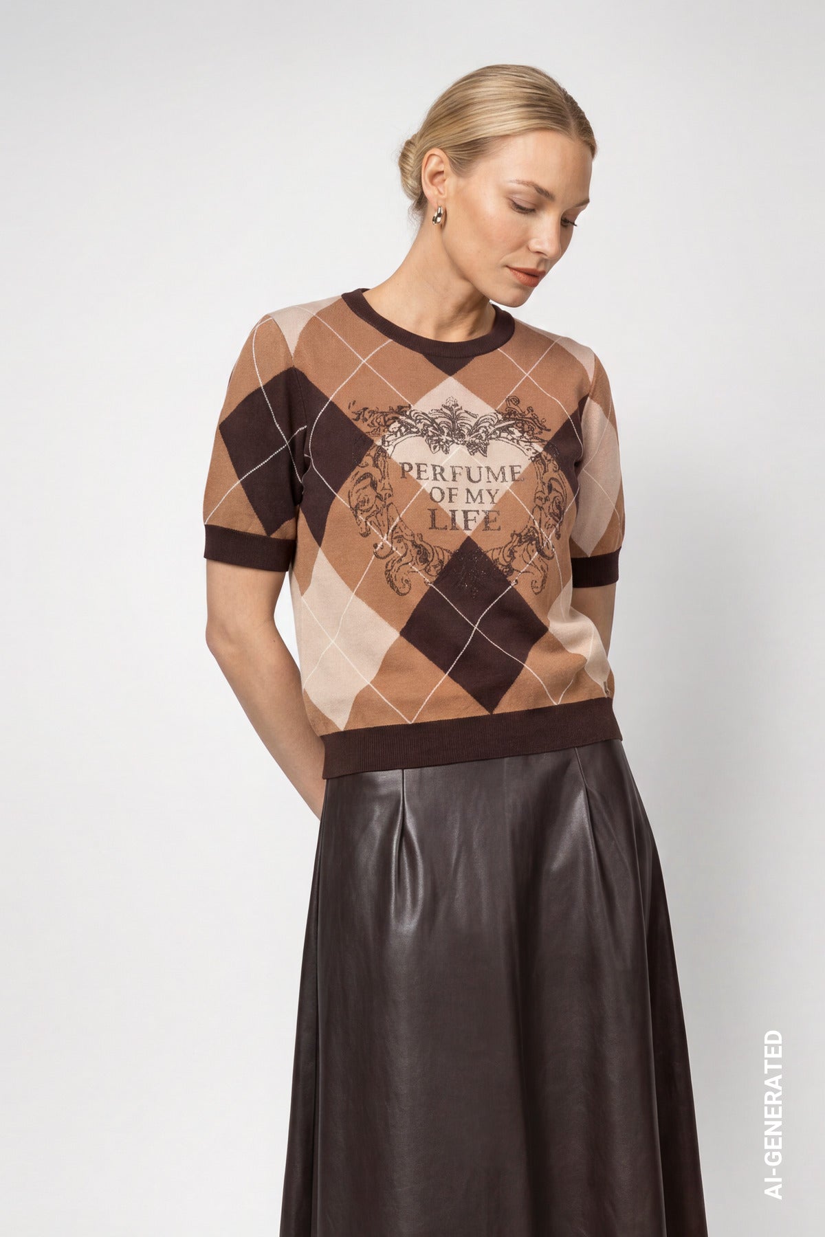 Monari Damen Pullover  Black Coffe