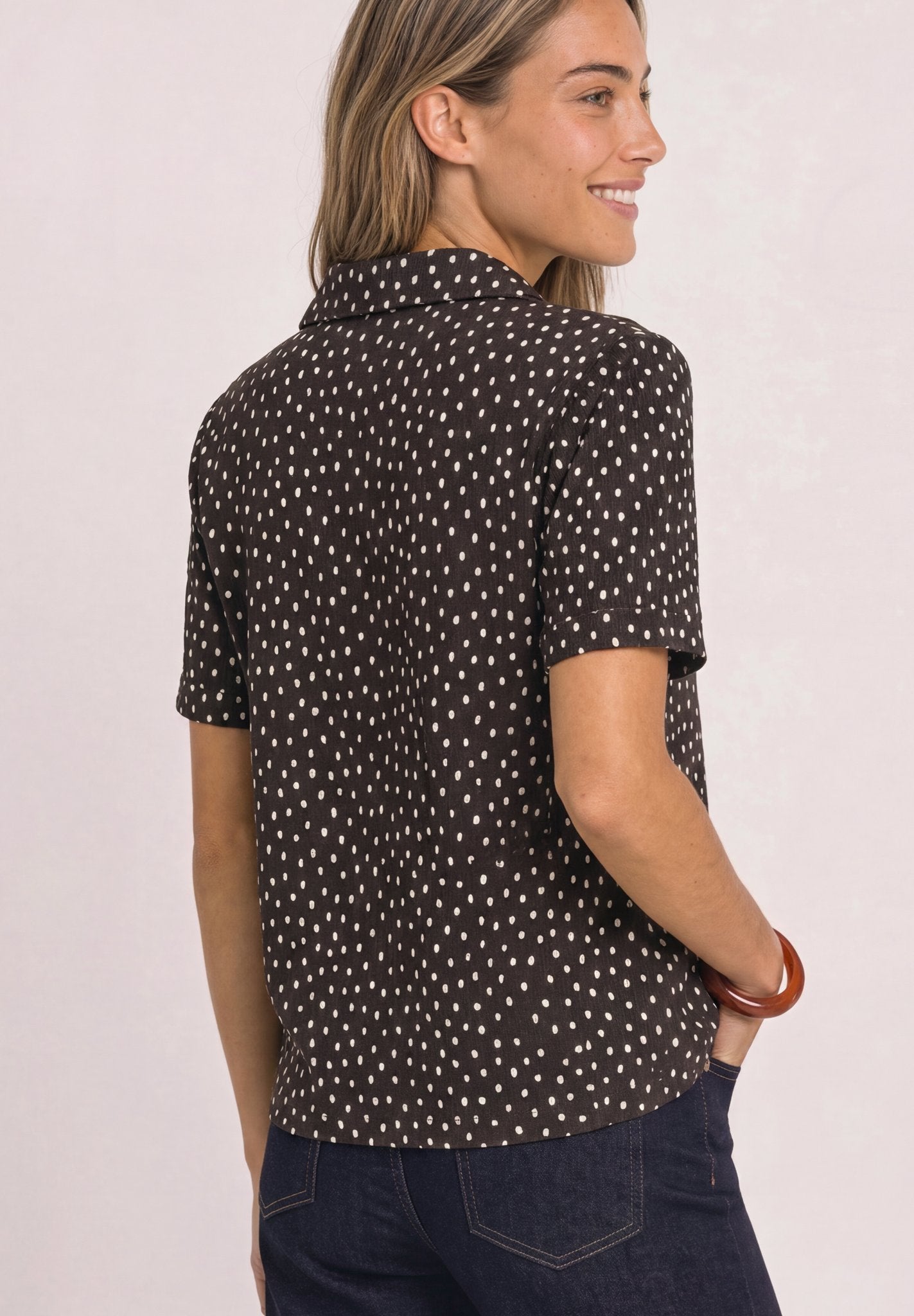 Street One Damen T-Shirts  Black Cof