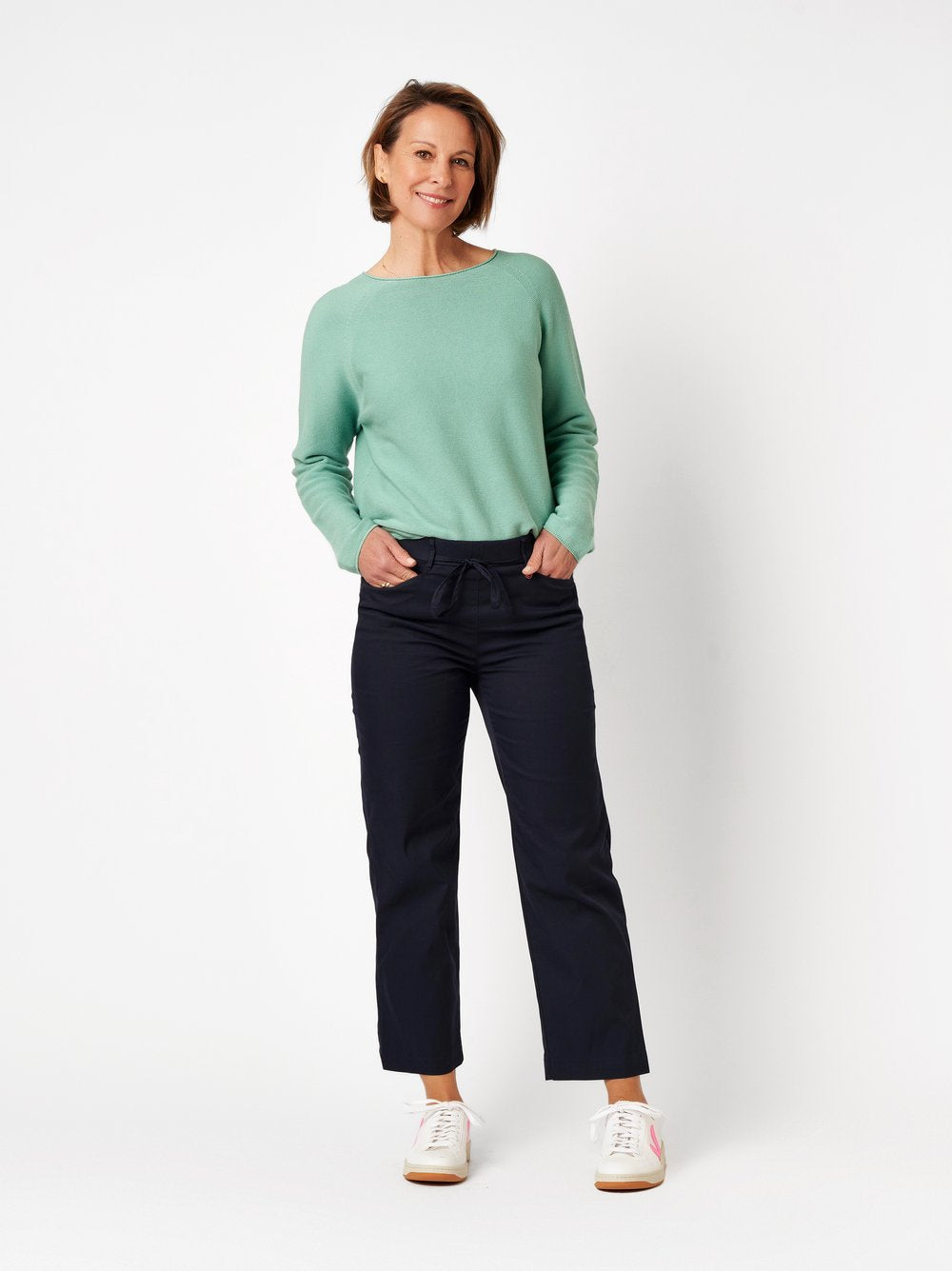 Toni Dress Damen Hosen Marine