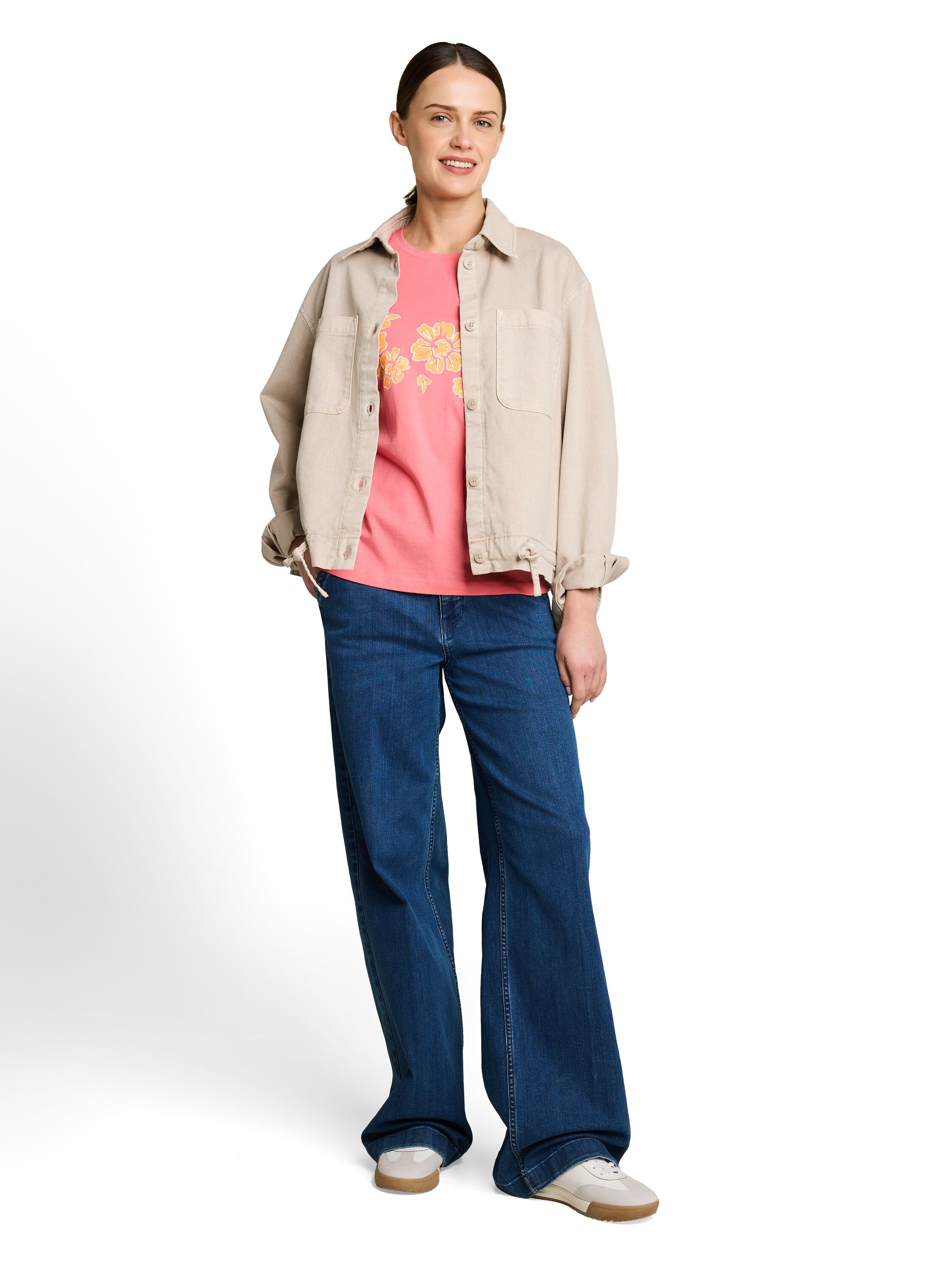 Tom Tailor Damen T-Shirts Soft Fuchsia Pi