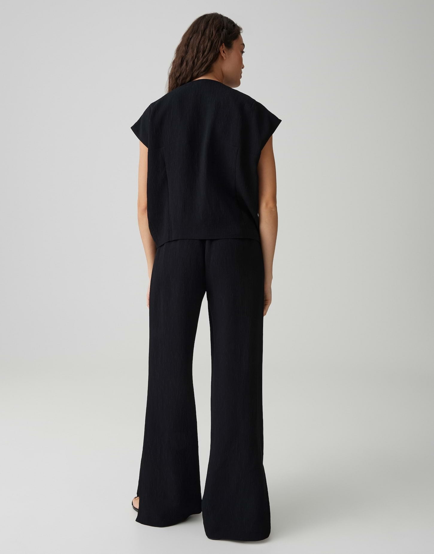 Opus Pants Damen Hosen  Black