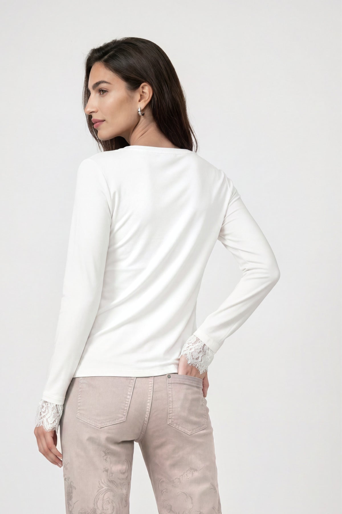 Monari Damen T-Shirts  Off-White