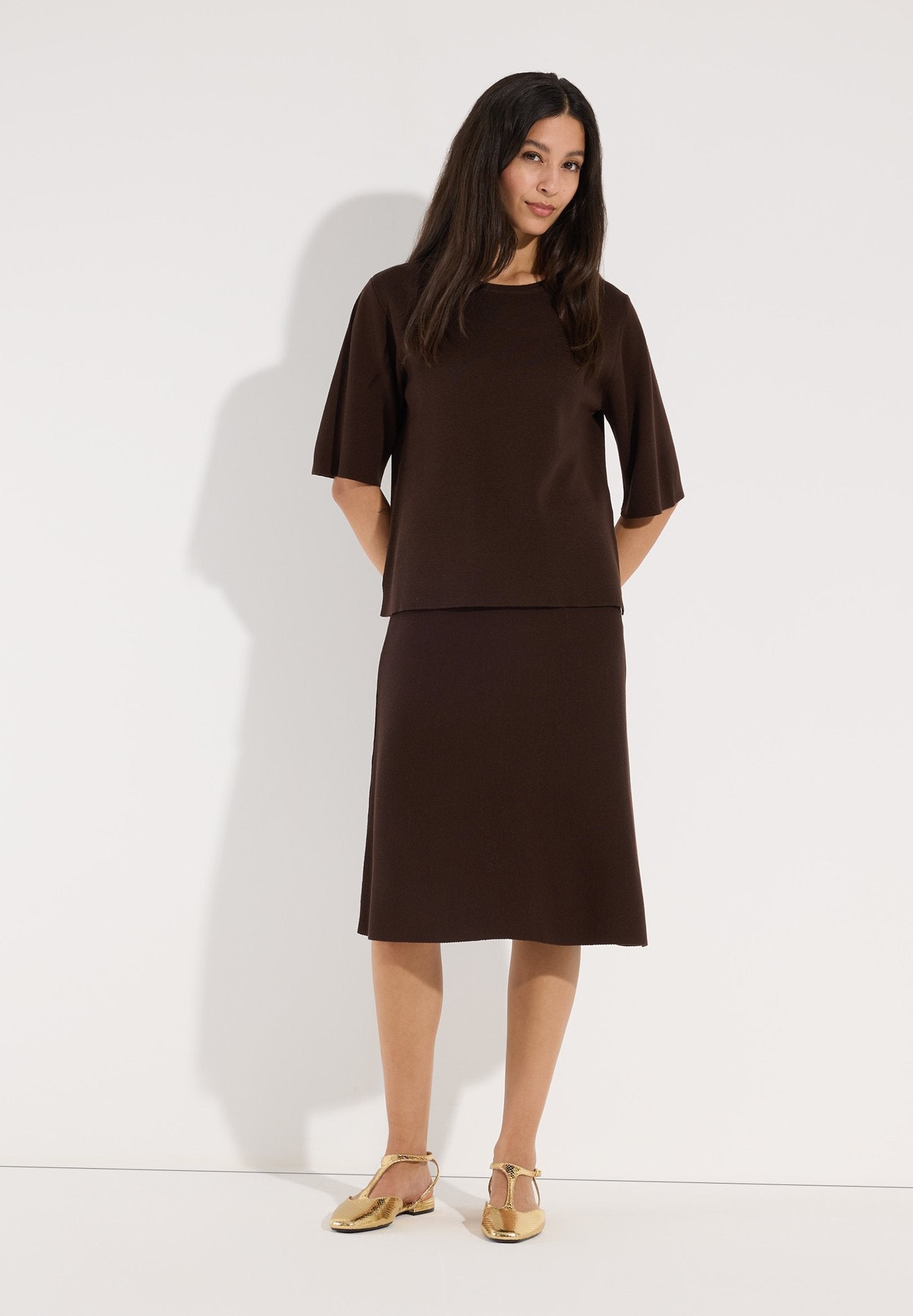 More & More Damen Pullover  Espresso B