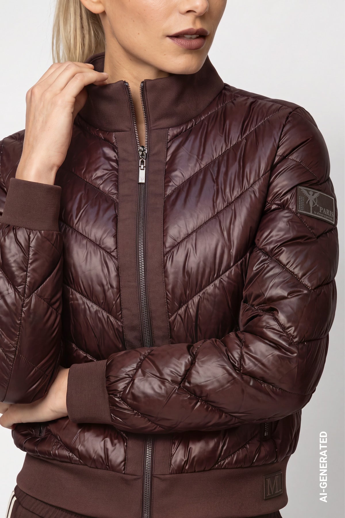 Monari Damen Jacken Black Coffe