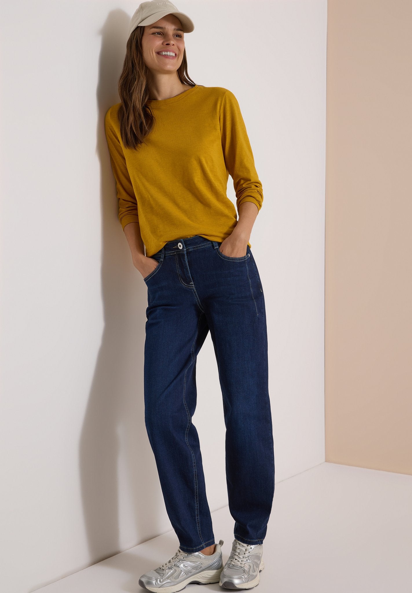 Cecil Damen Hosen  Dark Blue