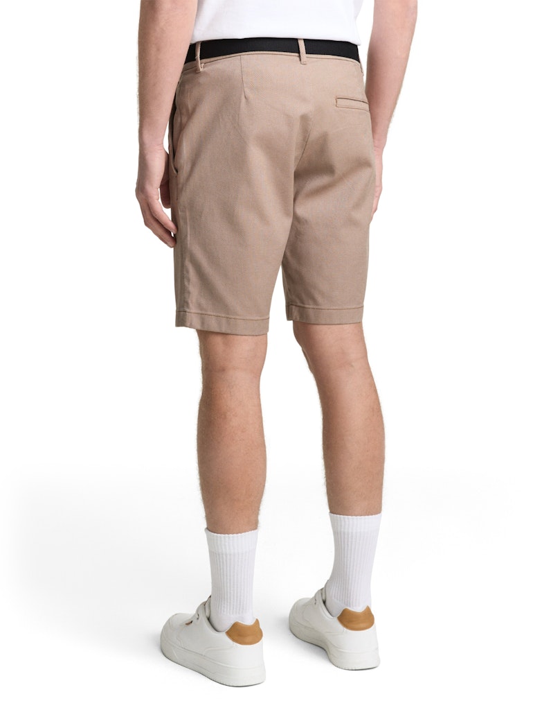 Tom Tailor denim Herren Shorts Beige Tonal Twi