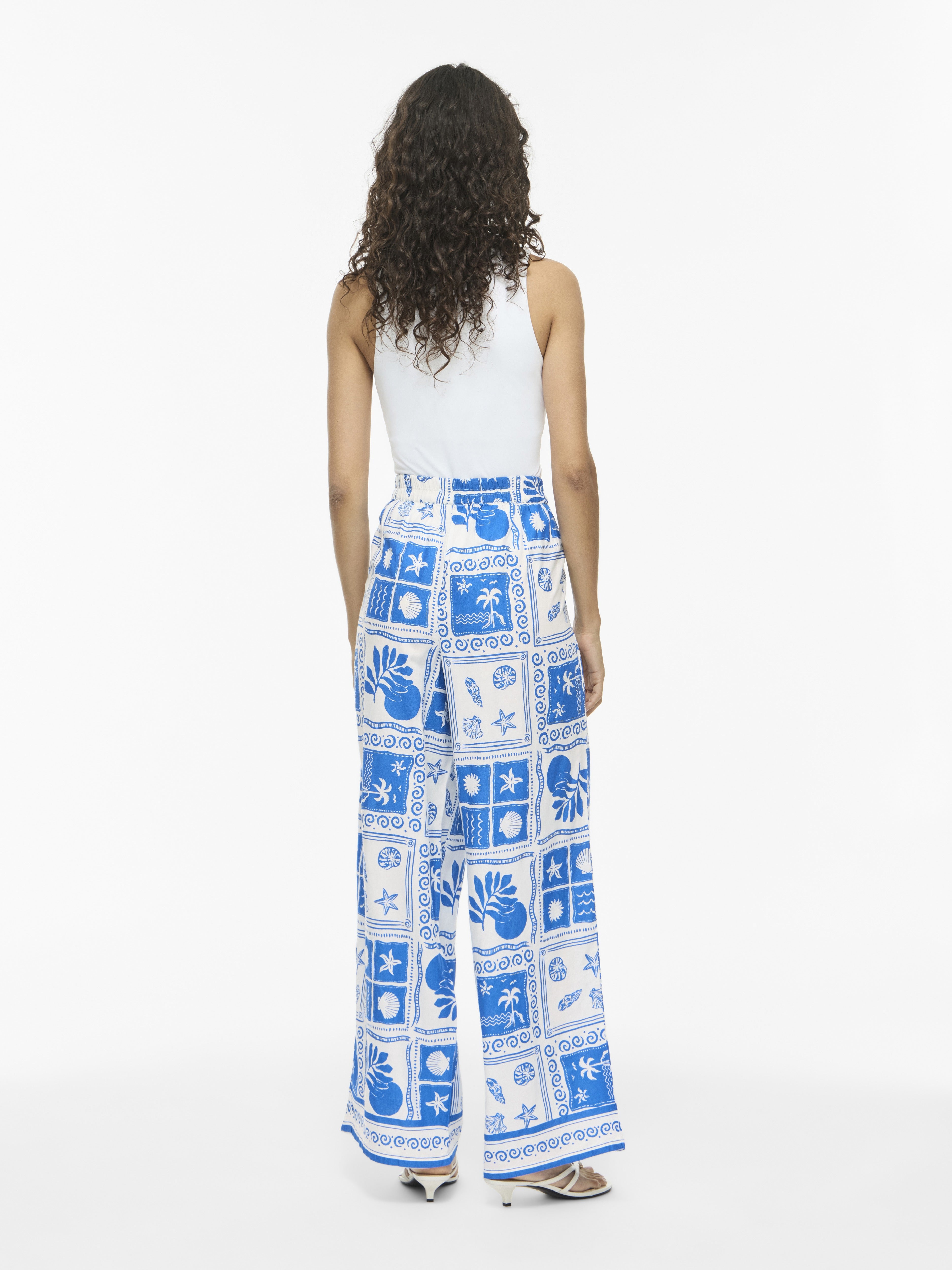 Vila Damen Hosen Victoria Blue/S
