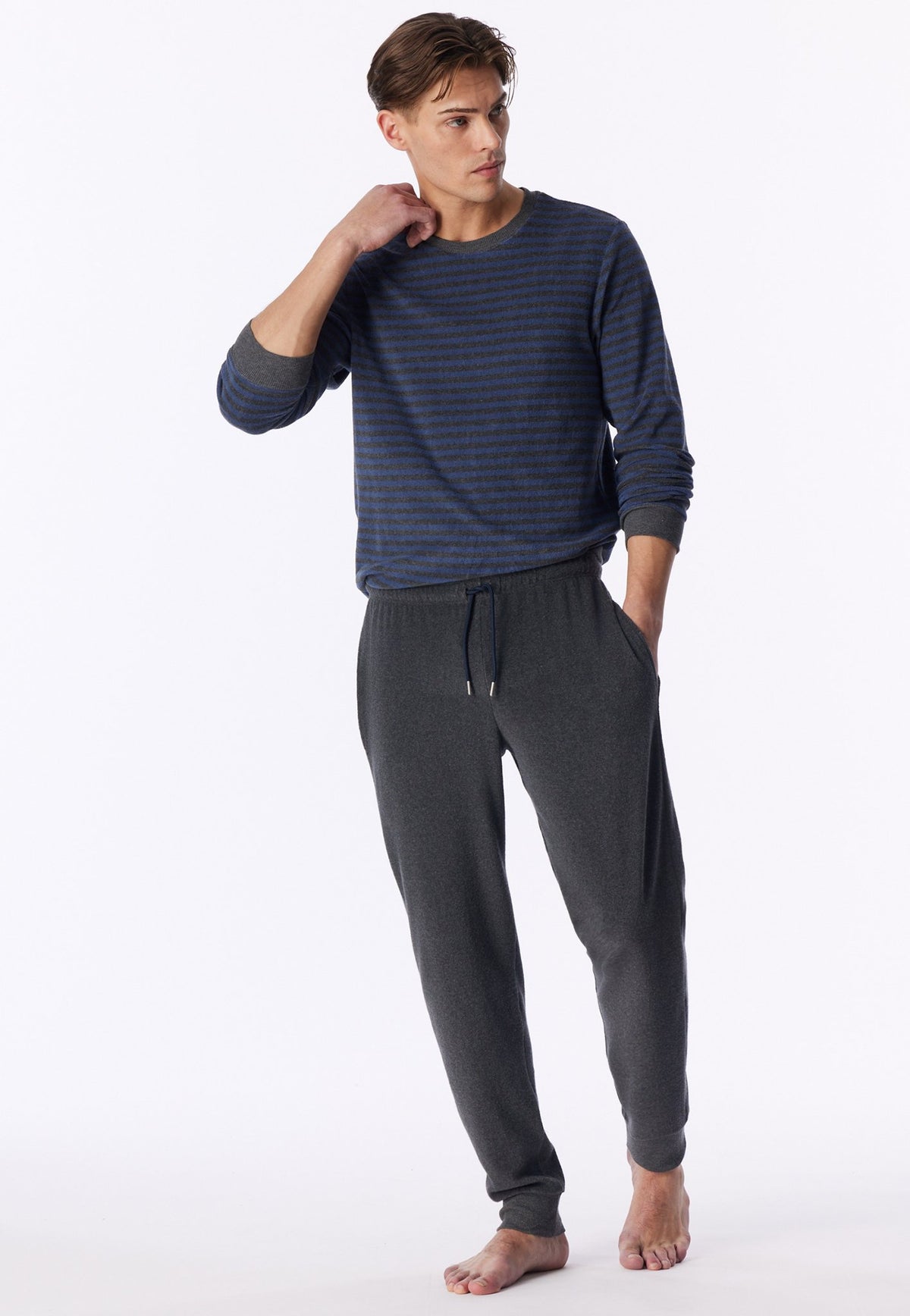Schiesser Herren Faded Denim