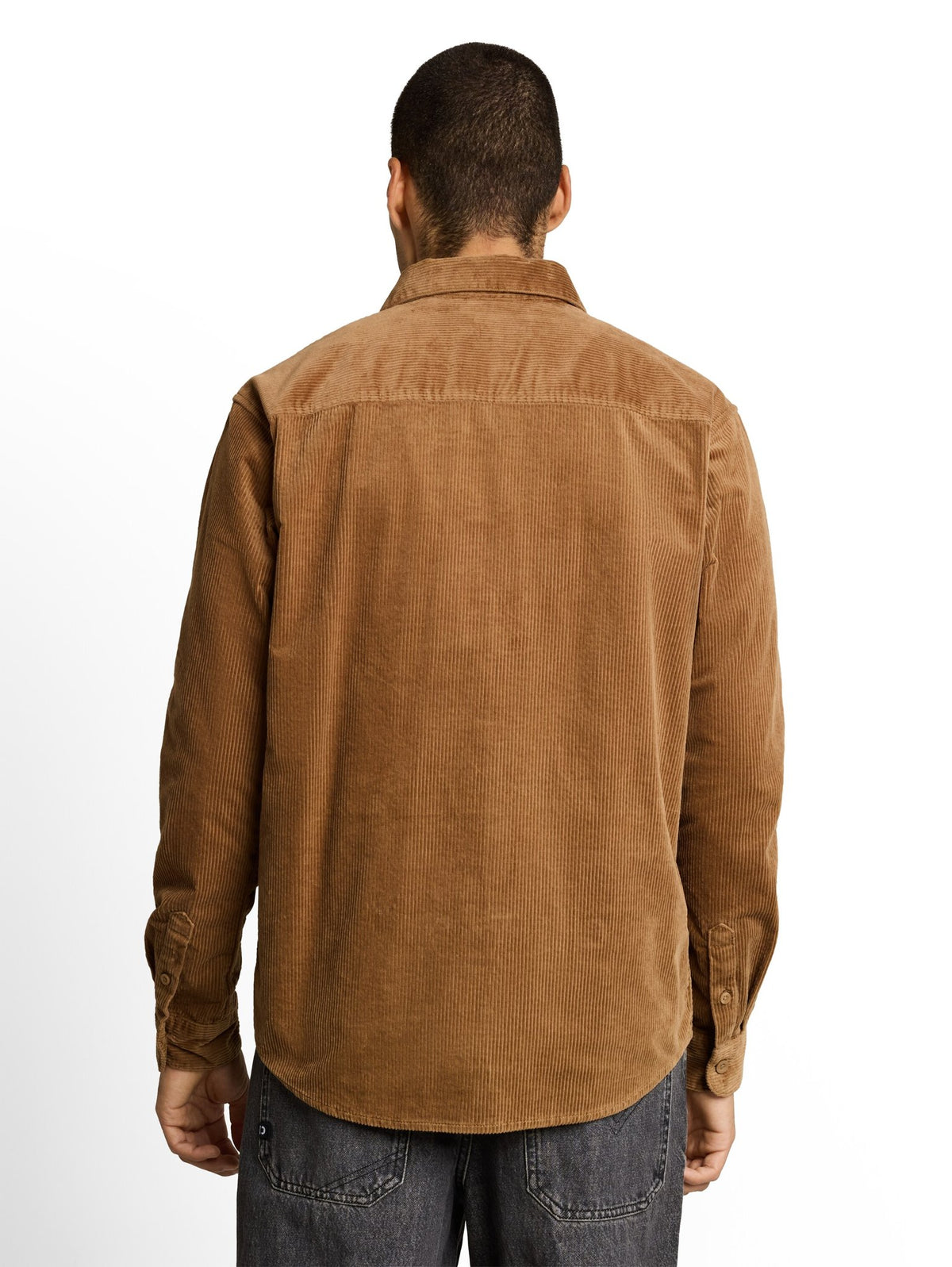 Tom Tailor denim Herren Hemden lang Malt Brown