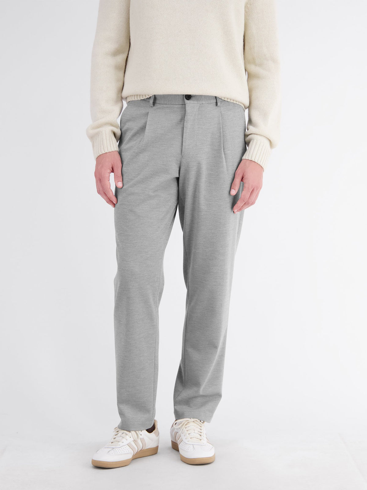 Lerros Herren Hosen Platinum Grey