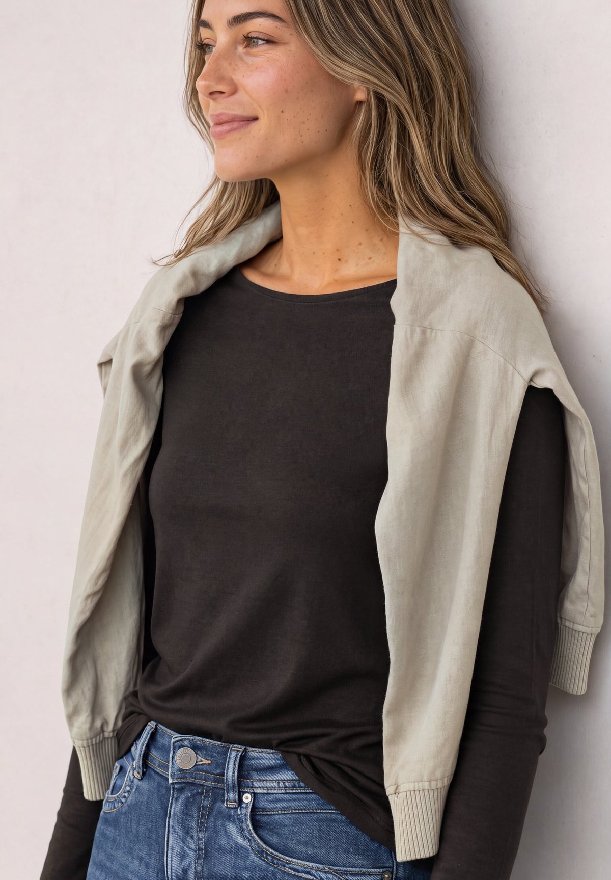 Street One Damen T-Shirts  Black Cof