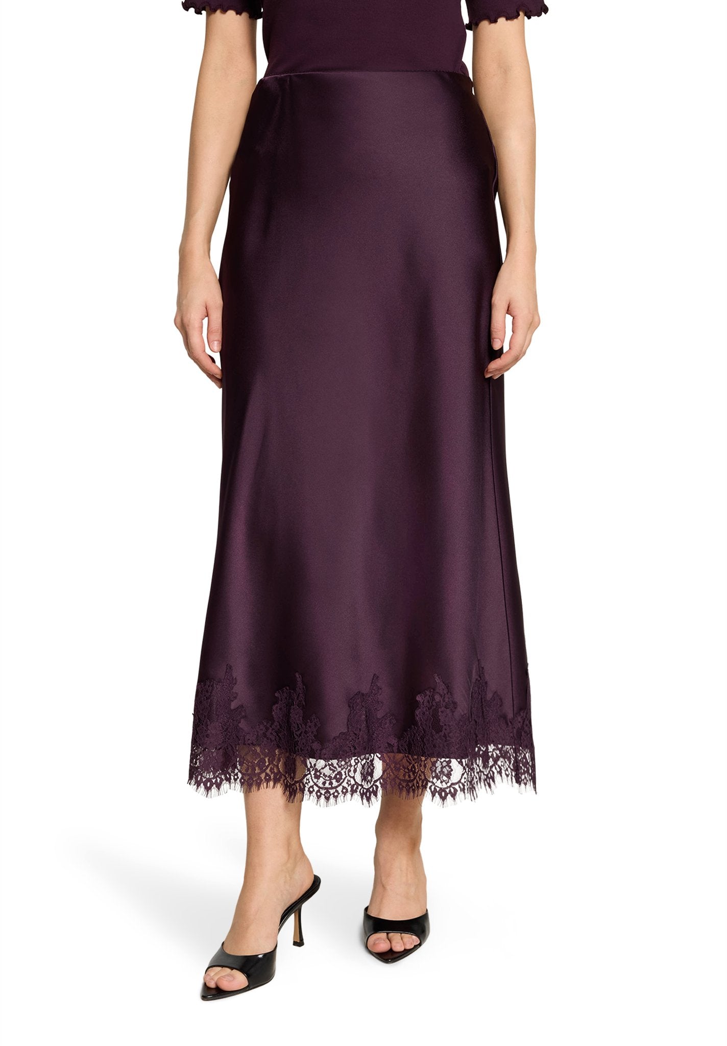 Cartoon Damen Rock Dark Dahlia