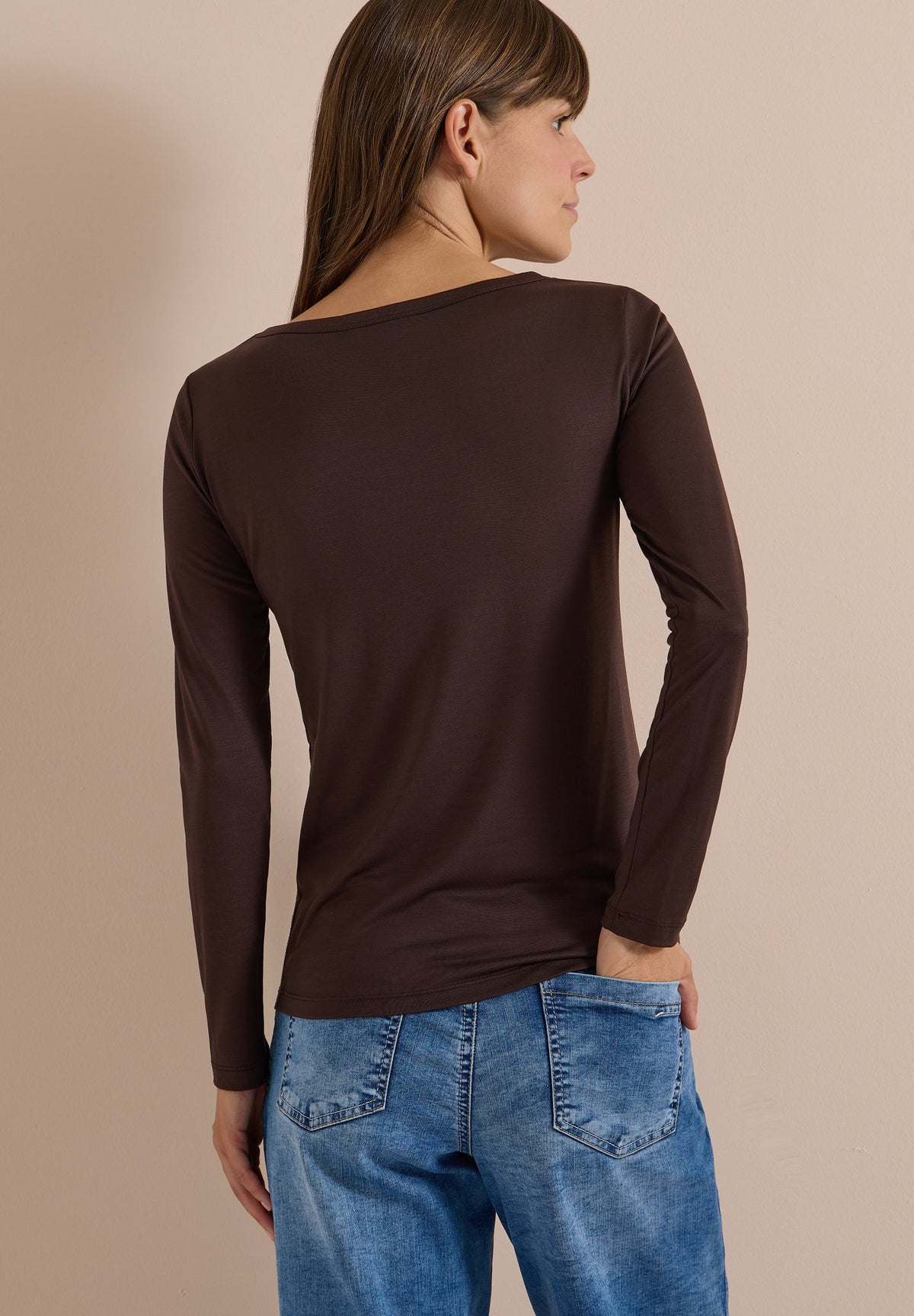 Cecil Damen T-Shirts Truffle B