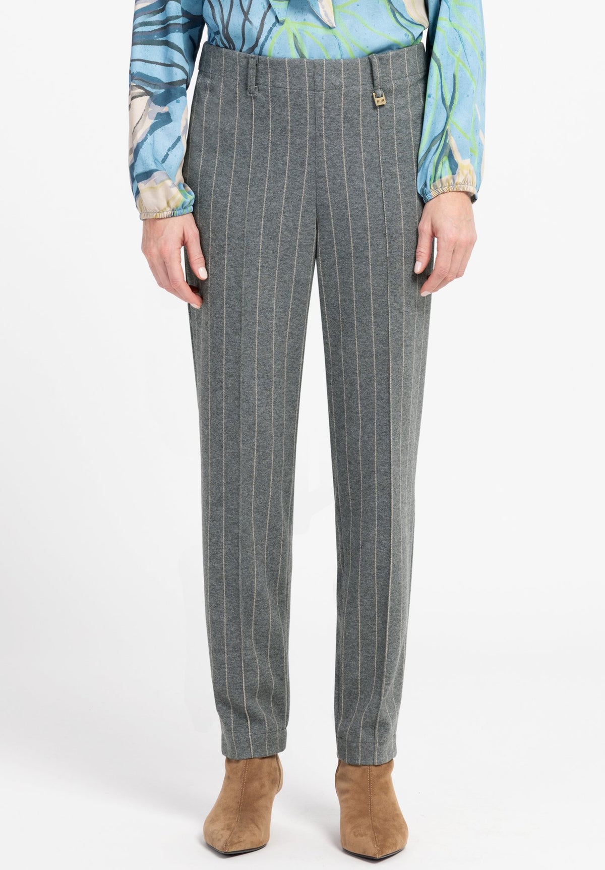 Bianca Damen Hosen Grey Mix