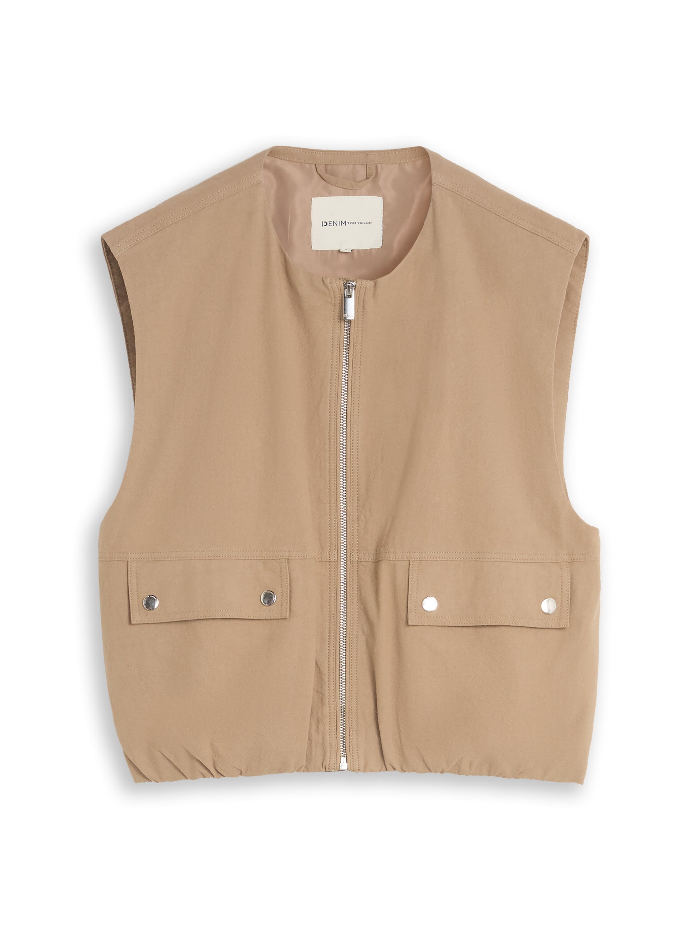 Tom Tailor denim Damen Indoorwesten Mink Beige