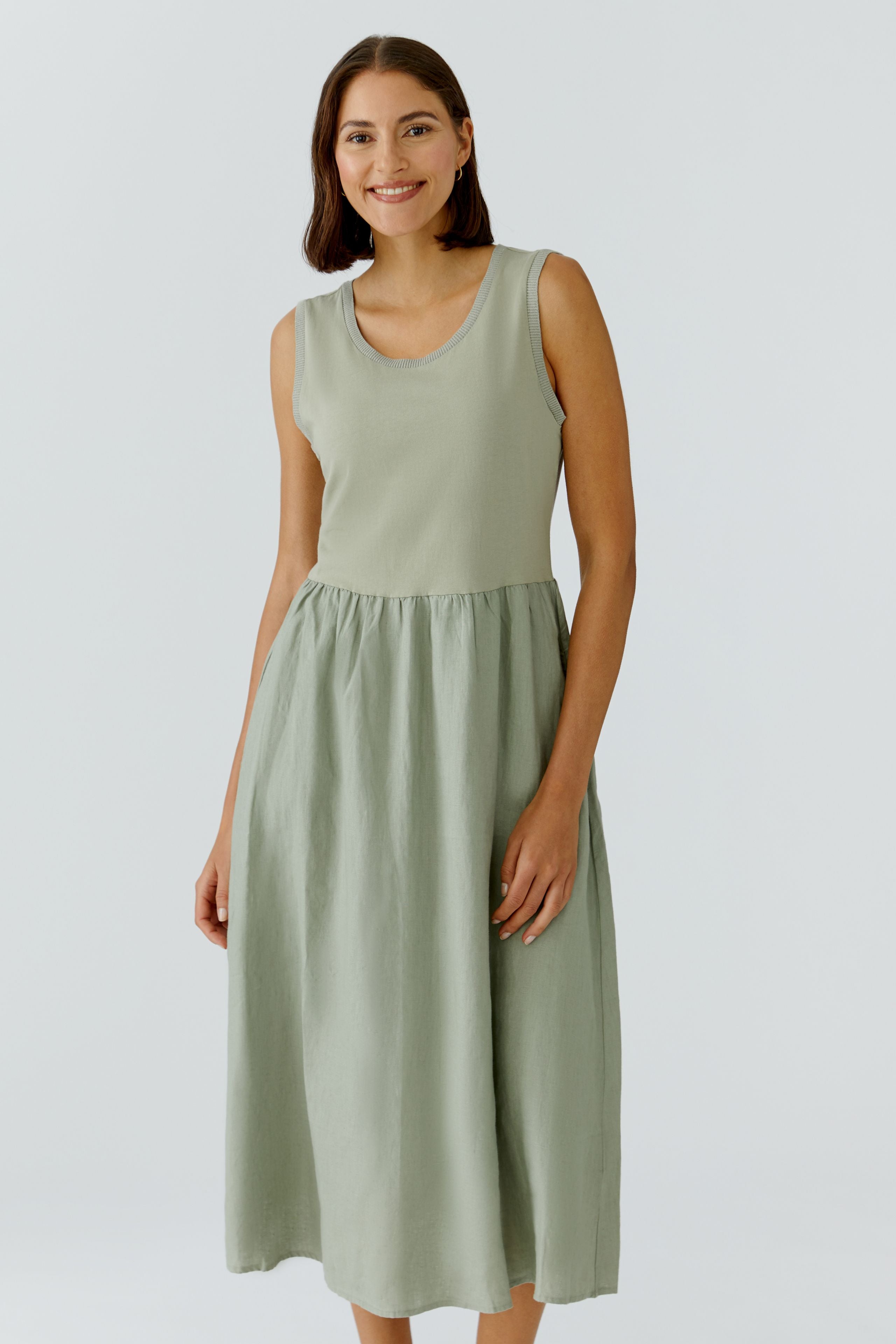 Oui Damen Kleider  Seagrass