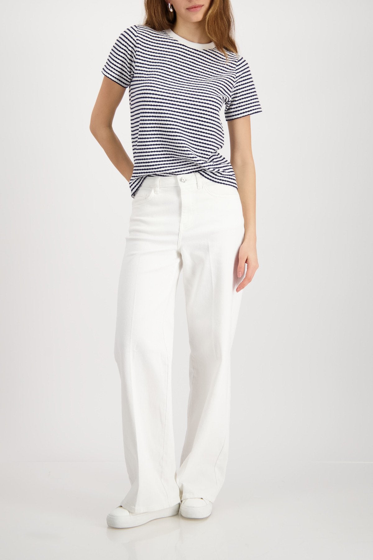Monari Damen T-Shirts  Marine Ring