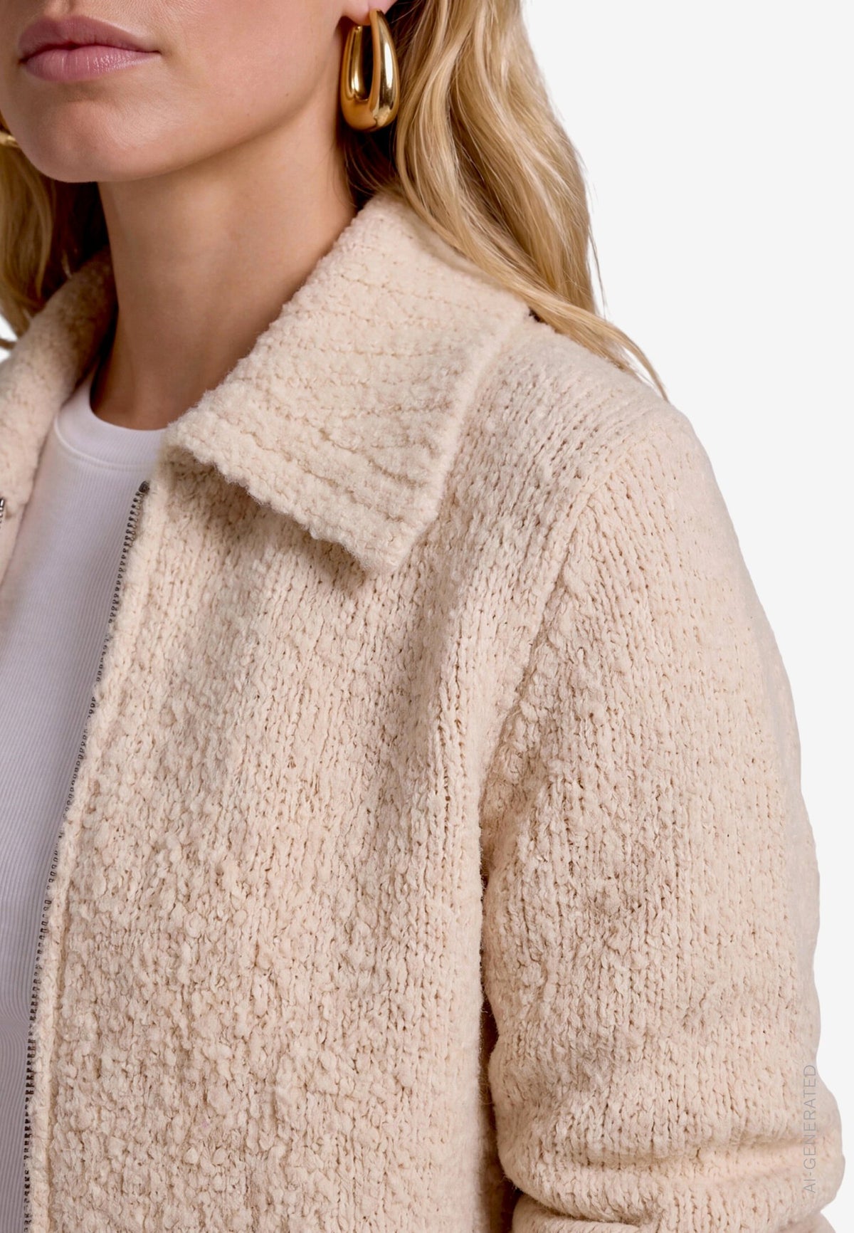 Zero Damen Strickjacken French Oak