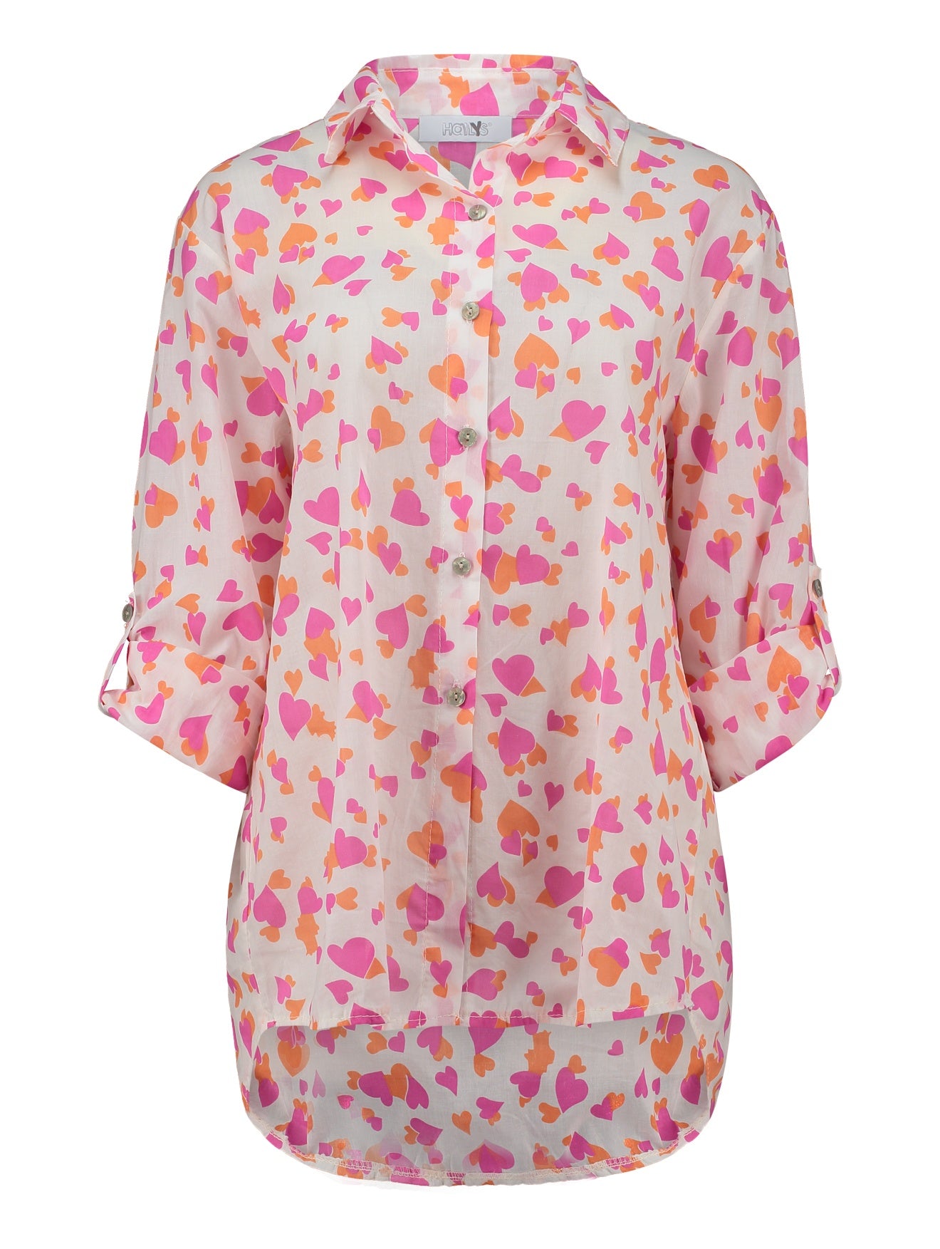 Haily's Damen Blusen  Pink Orang