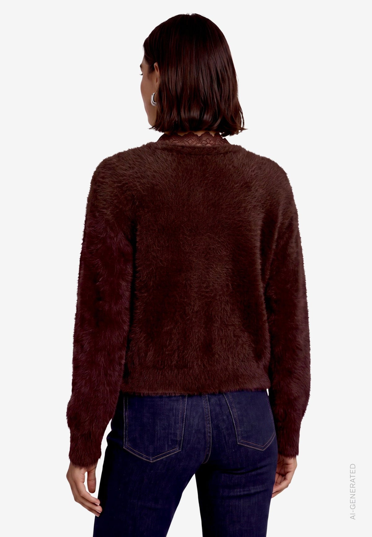 Zero Damen Pullover Chocolate Plum